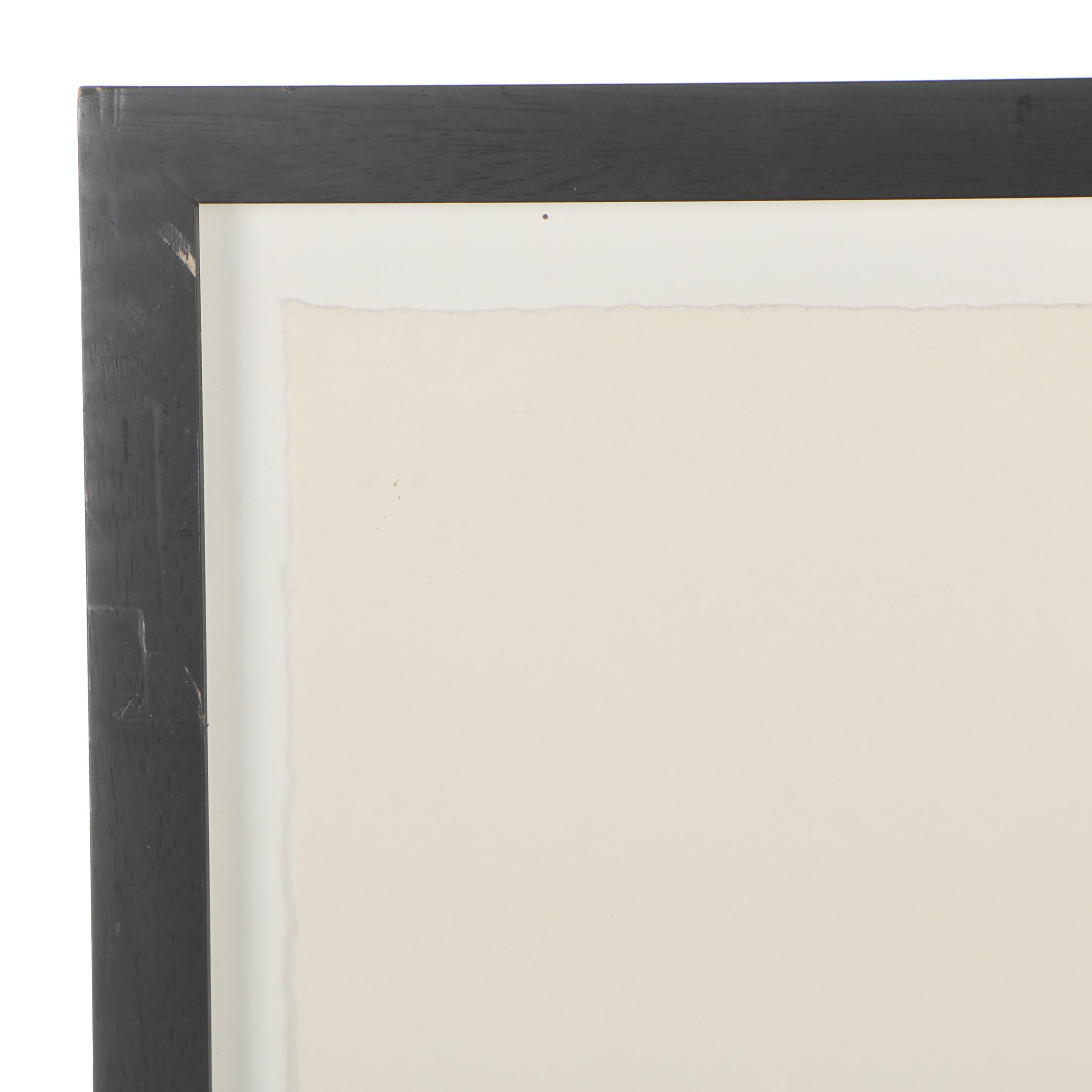 Victor Pasmore Serigraph "Green Darkness"