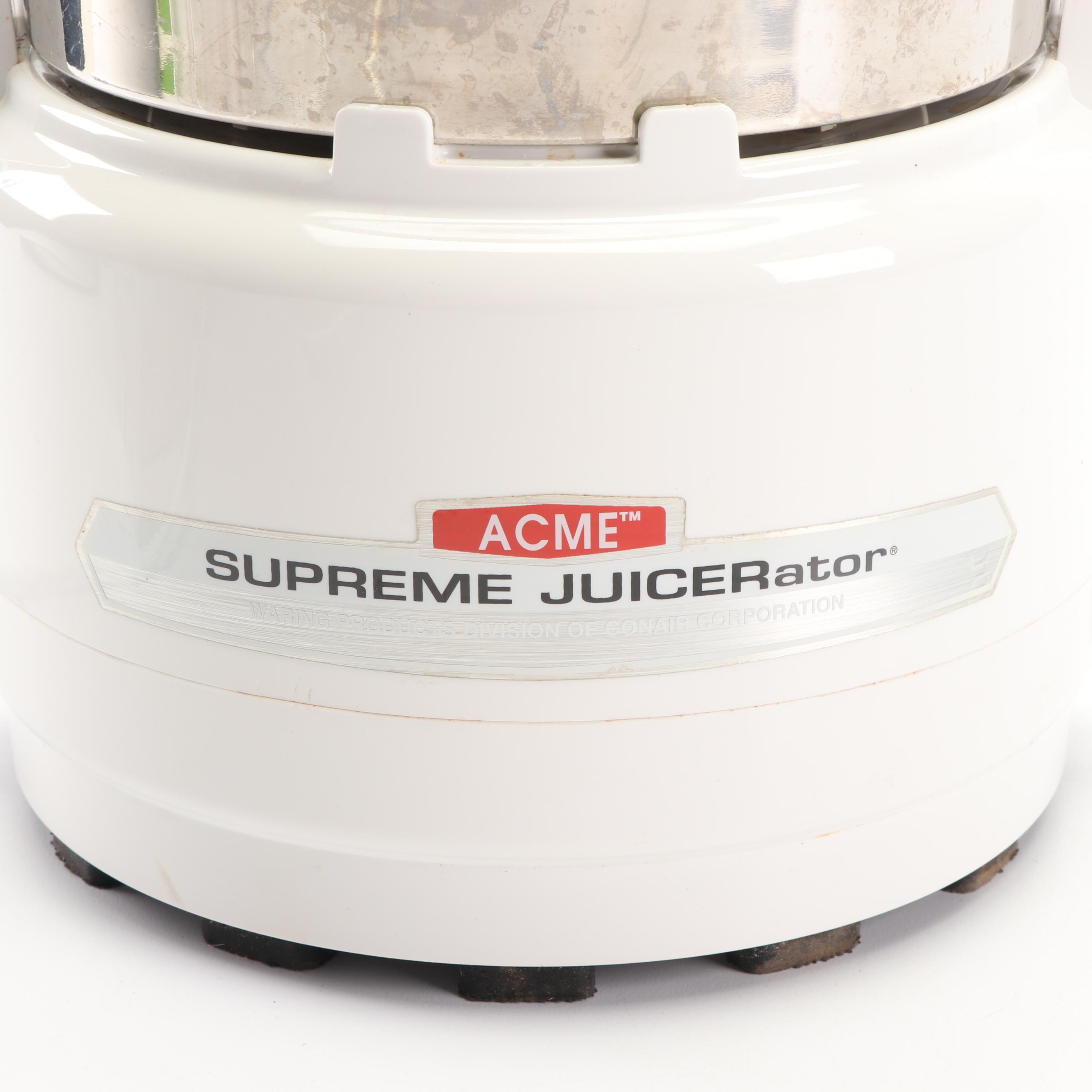 Acme Supreme Juicer and Accessories