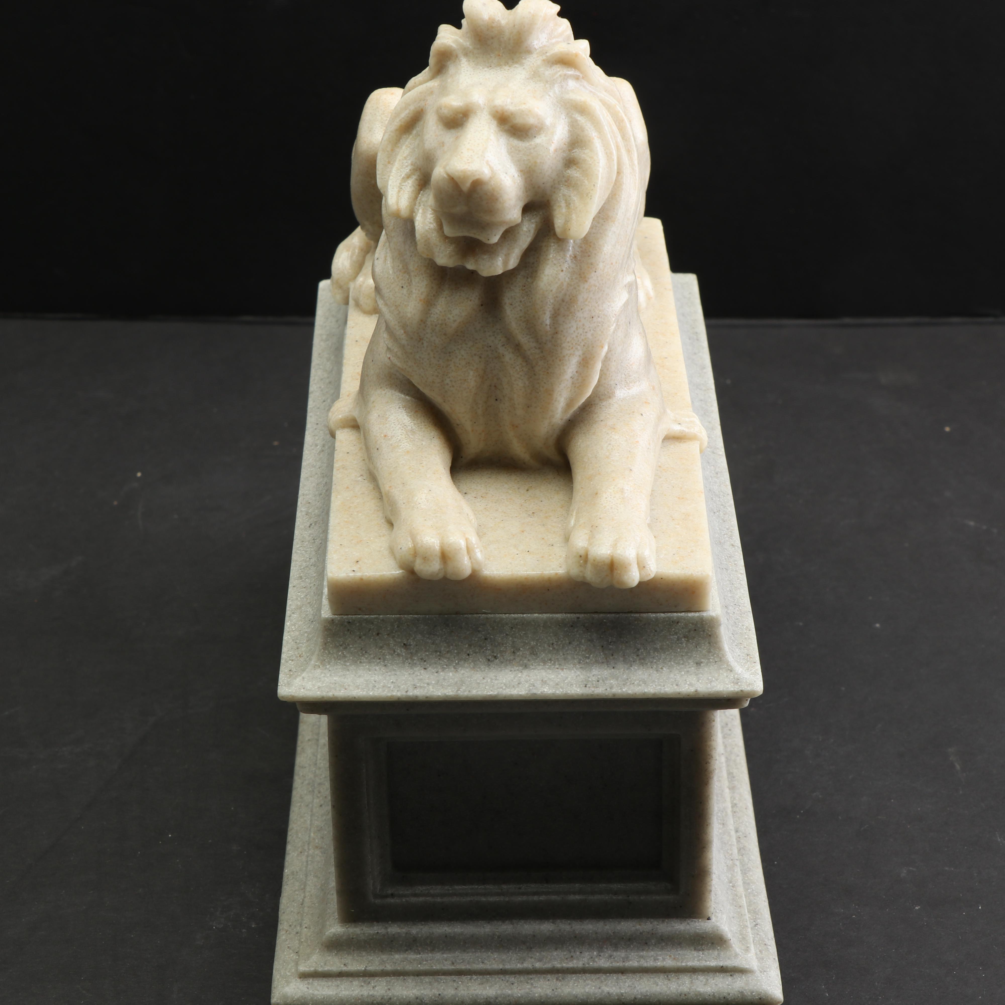 New York Public Library Lion Bookends