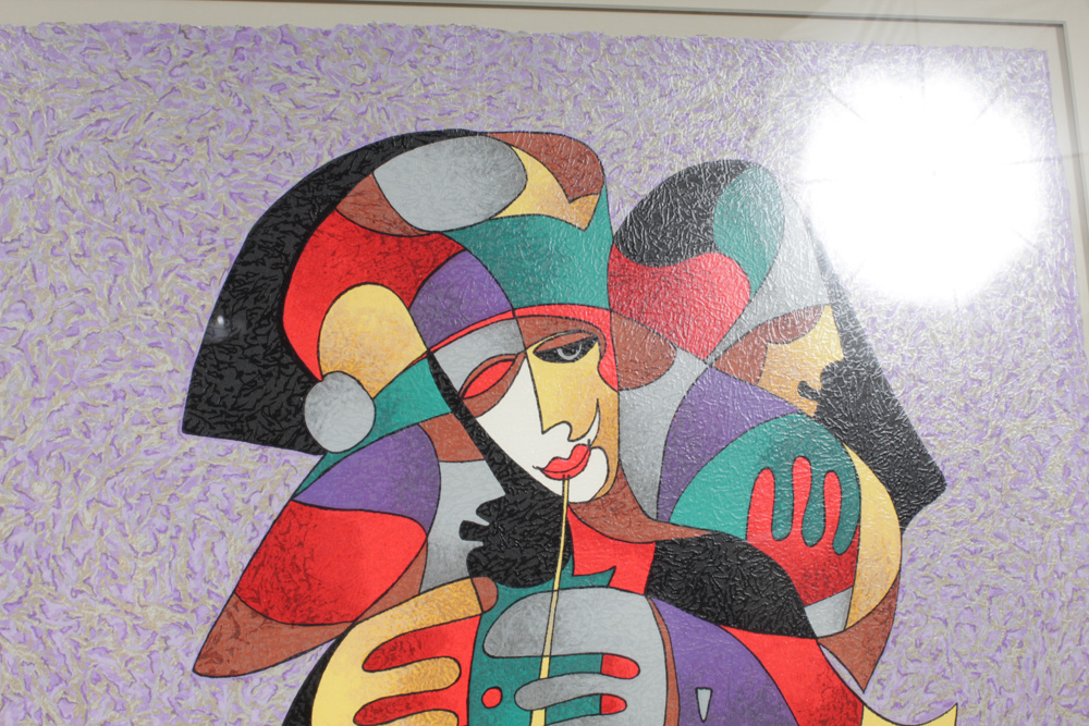 Anatole Krasnyansky "Running Jester" Artist Proof Serigraph