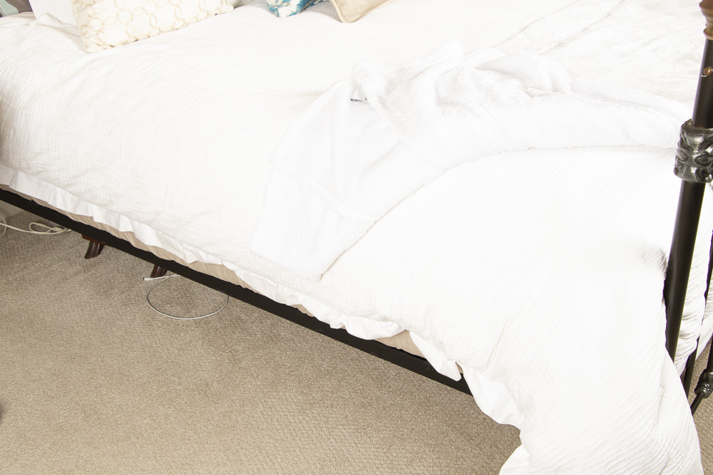 "Palatial" Iron and Metal Queen Size Canopy Bed by Brass Beds of Virginia, 21C