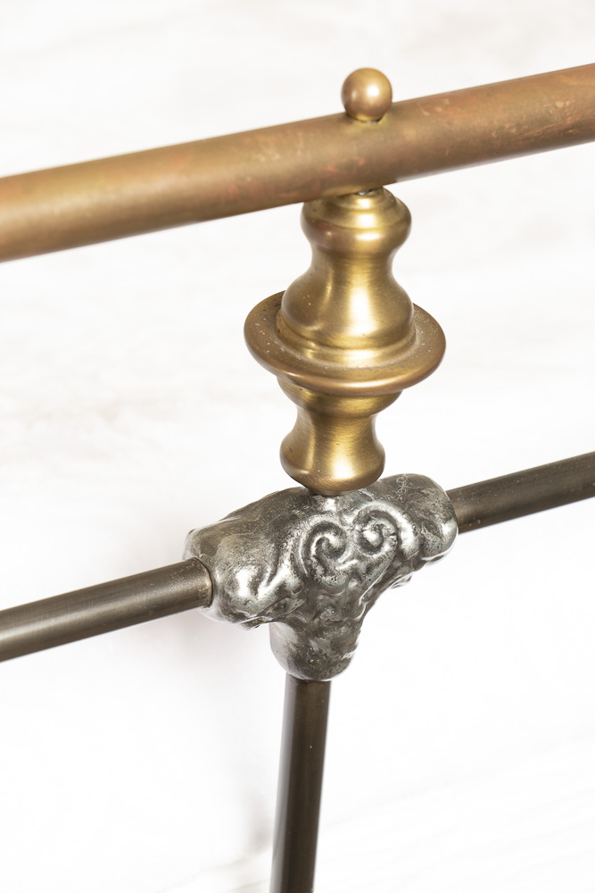 "Palatial" Iron and Metal Queen Size Canopy Bed by Brass Beds of Virginia, 21C