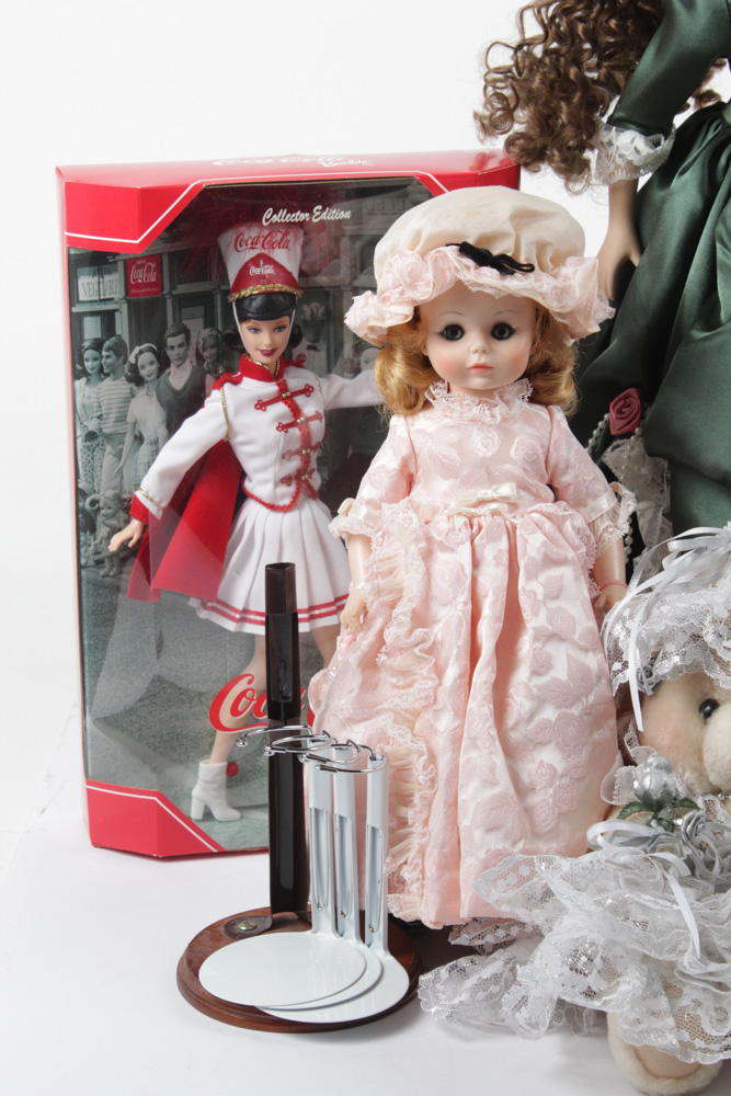 Vintage and Contemporary Dolls Featuring Madame Alexander and Barbie