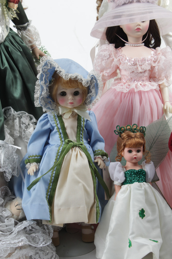 Vintage and Contemporary Dolls Featuring Madame Alexander and Barbie