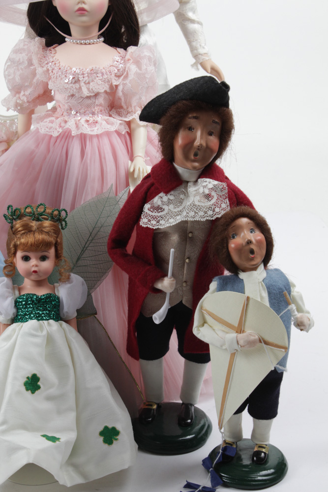 Vintage and Contemporary Dolls Featuring Madame Alexander and Barbie