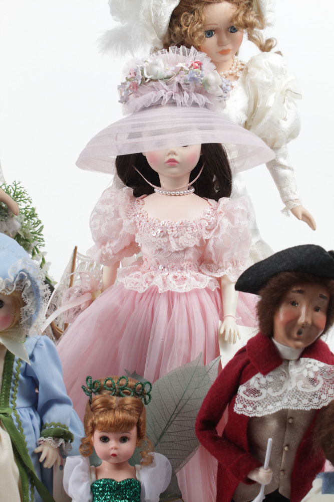 Vintage and Contemporary Dolls Featuring Madame Alexander and Barbie