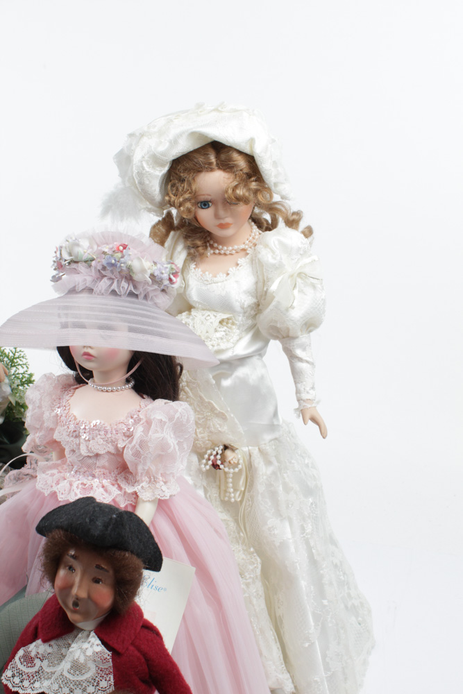 Vintage and Contemporary Dolls Featuring Madame Alexander and Barbie