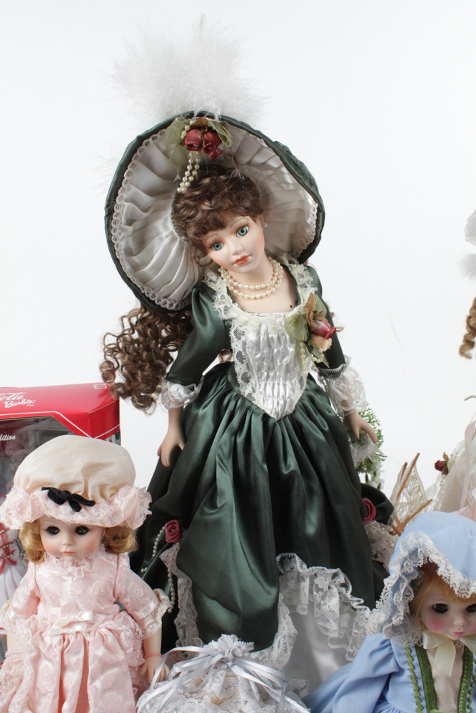 Vintage and Contemporary Dolls Featuring Madame Alexander and Barbie