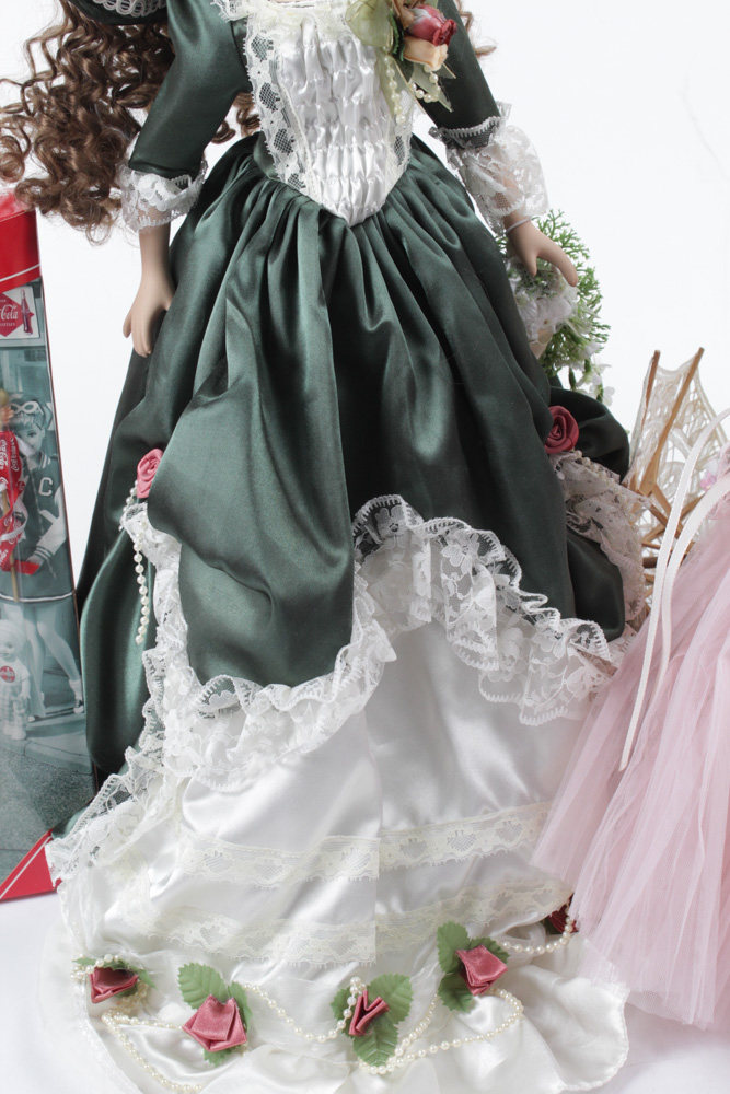 Vintage and Contemporary Dolls Featuring Madame Alexander and Barbie