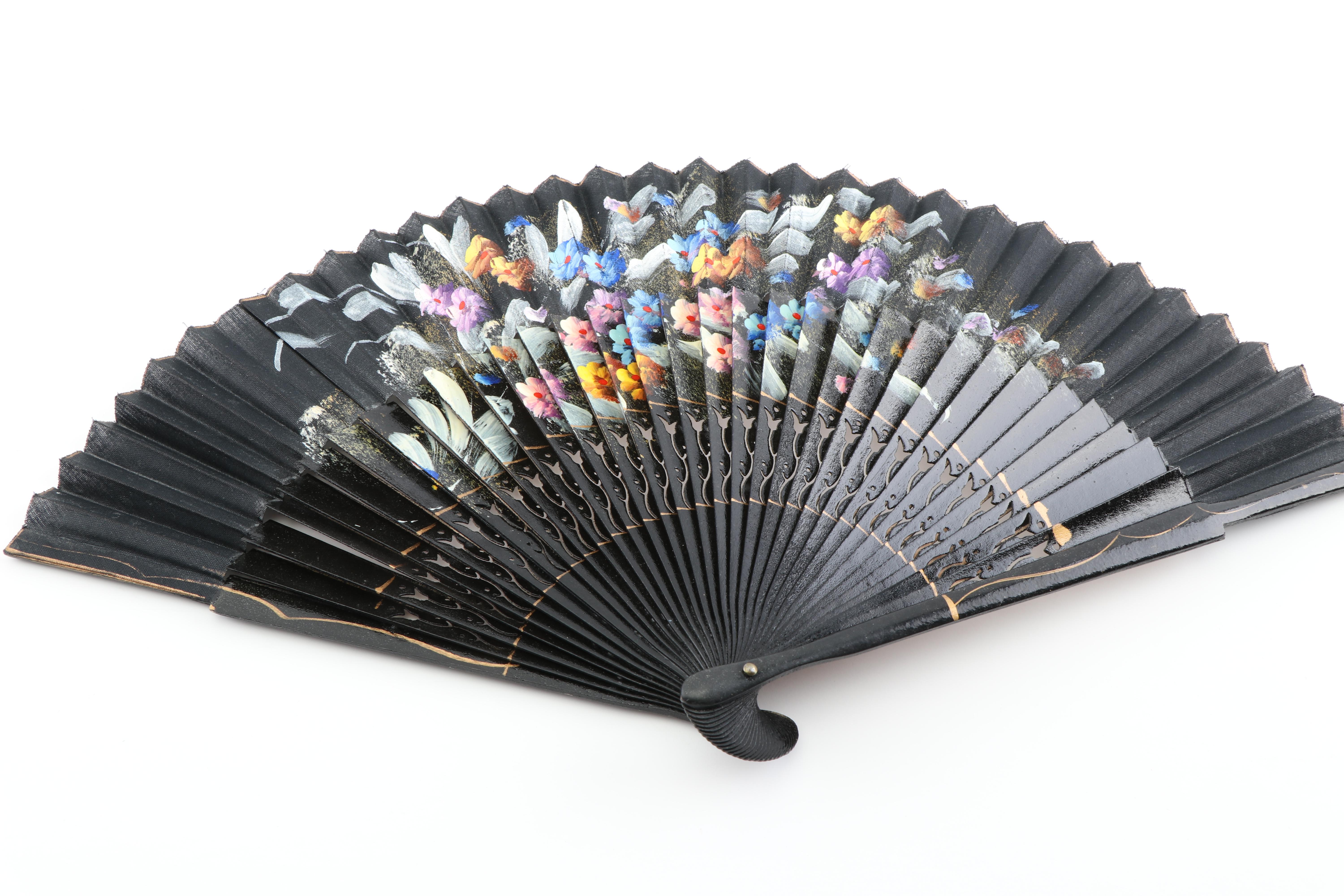 Hand Painted Folding Fans