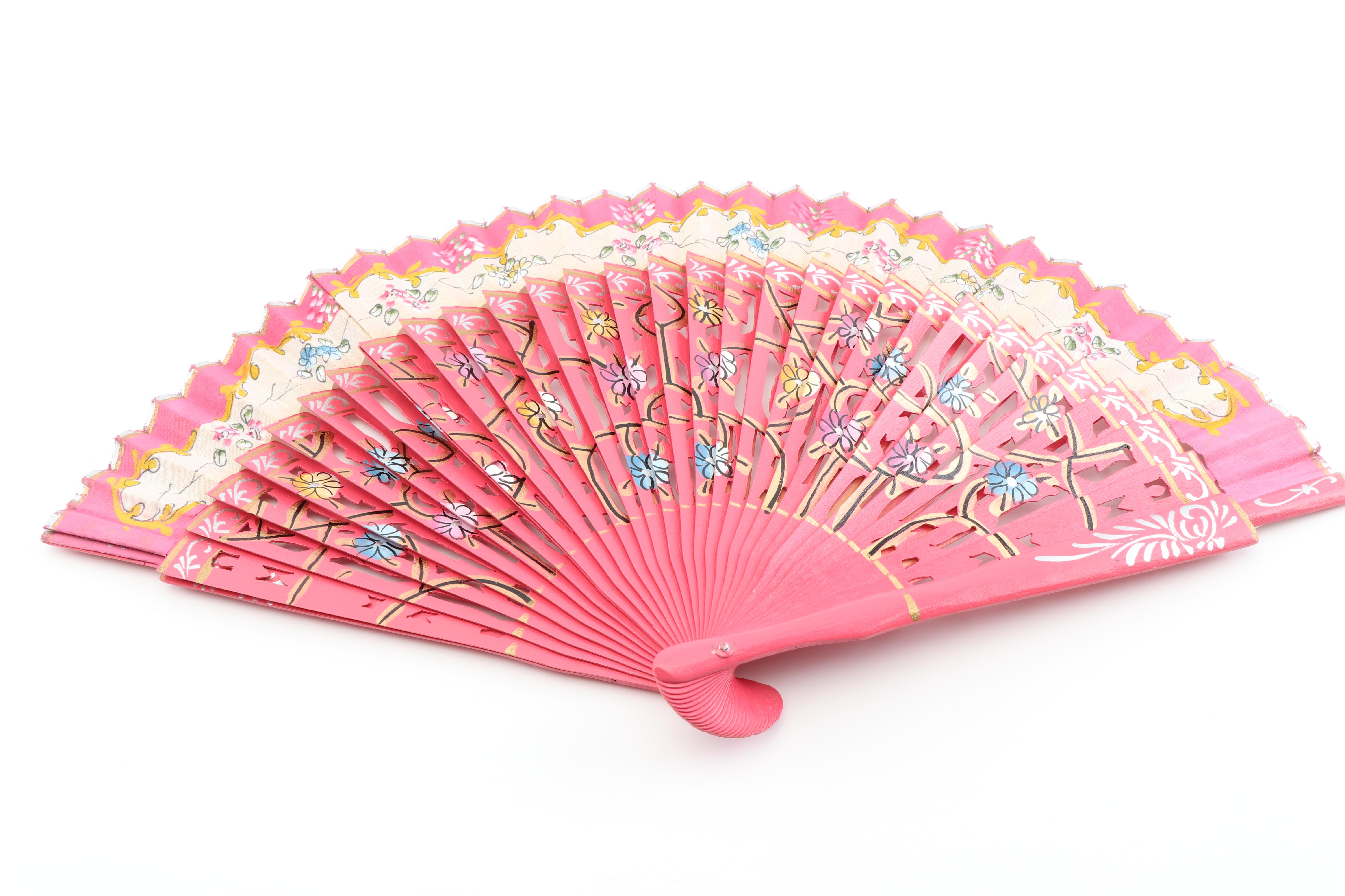 Hand Painted Folding Fans