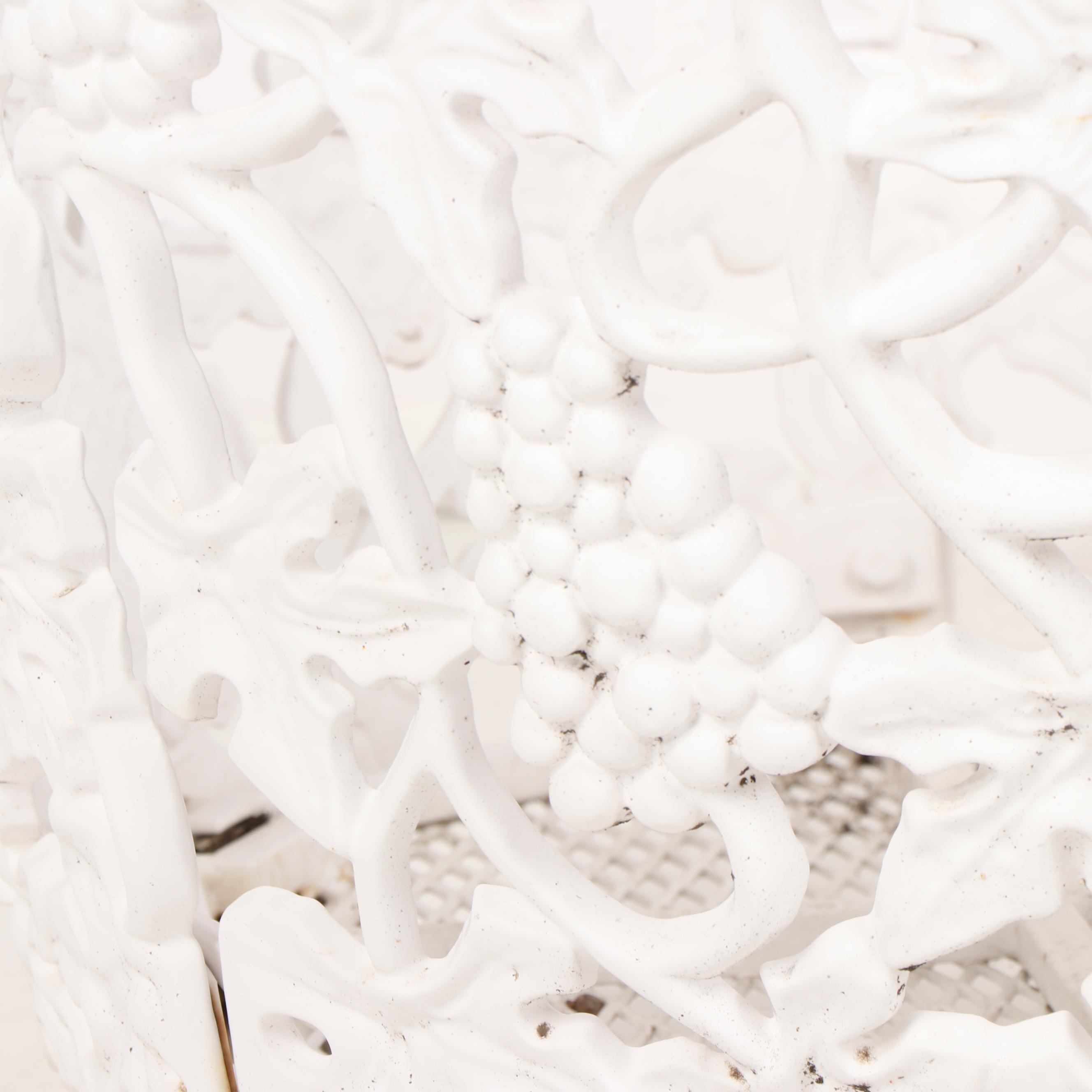 Painted Metal Planter on Casters, Late 20th Century