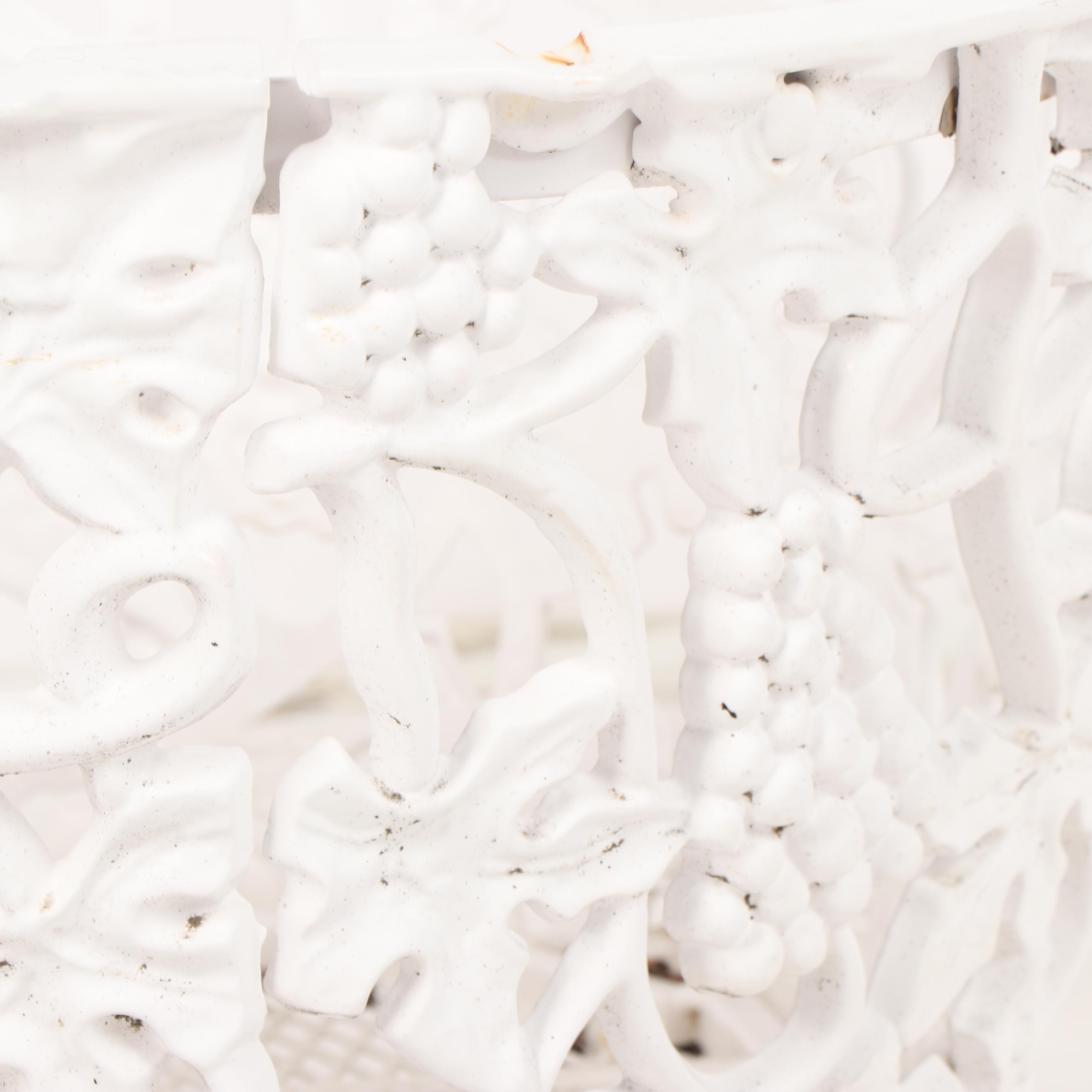 Painted Metal Planter on Casters, Late 20th Century