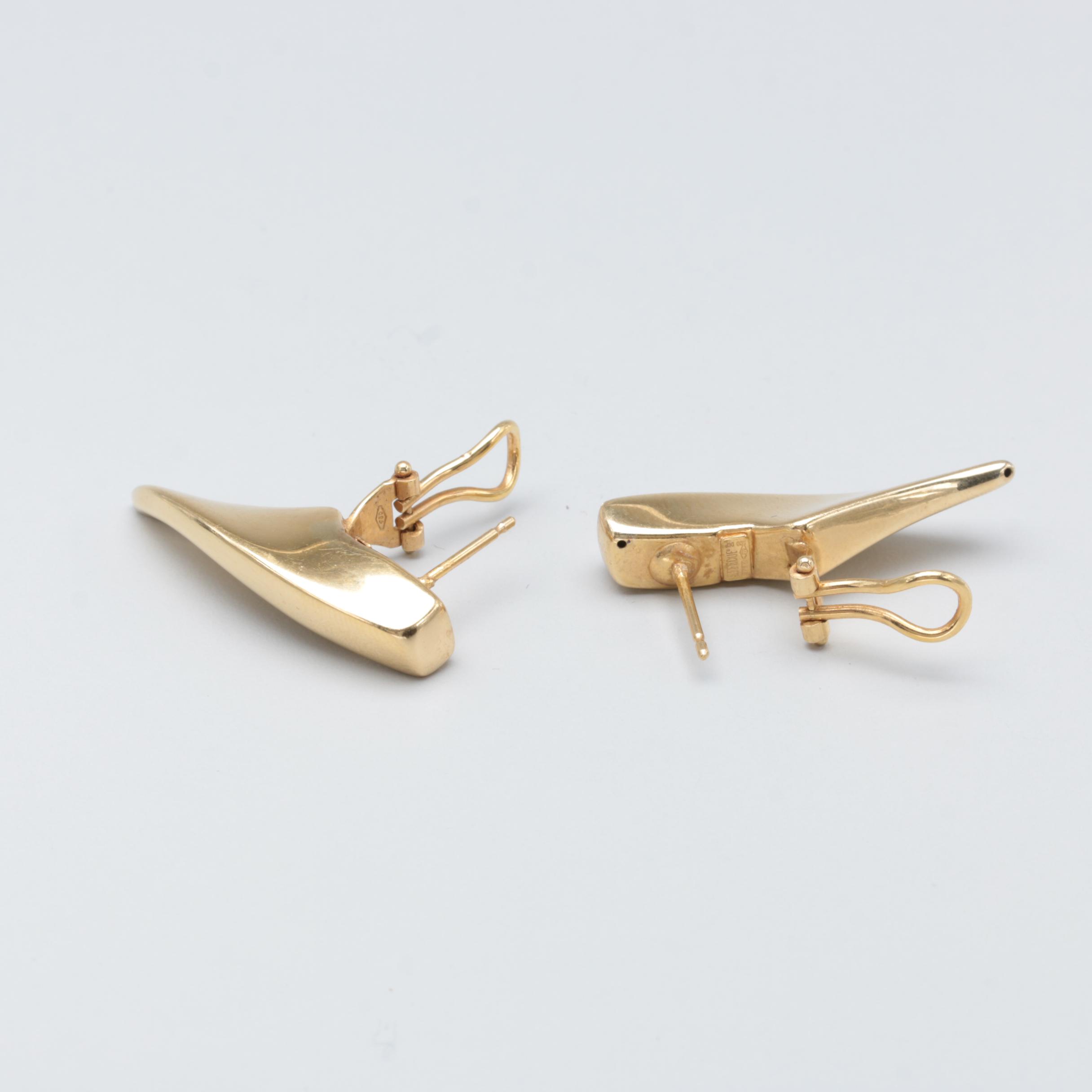 Effe Due 18K Yellow Gold Earrings