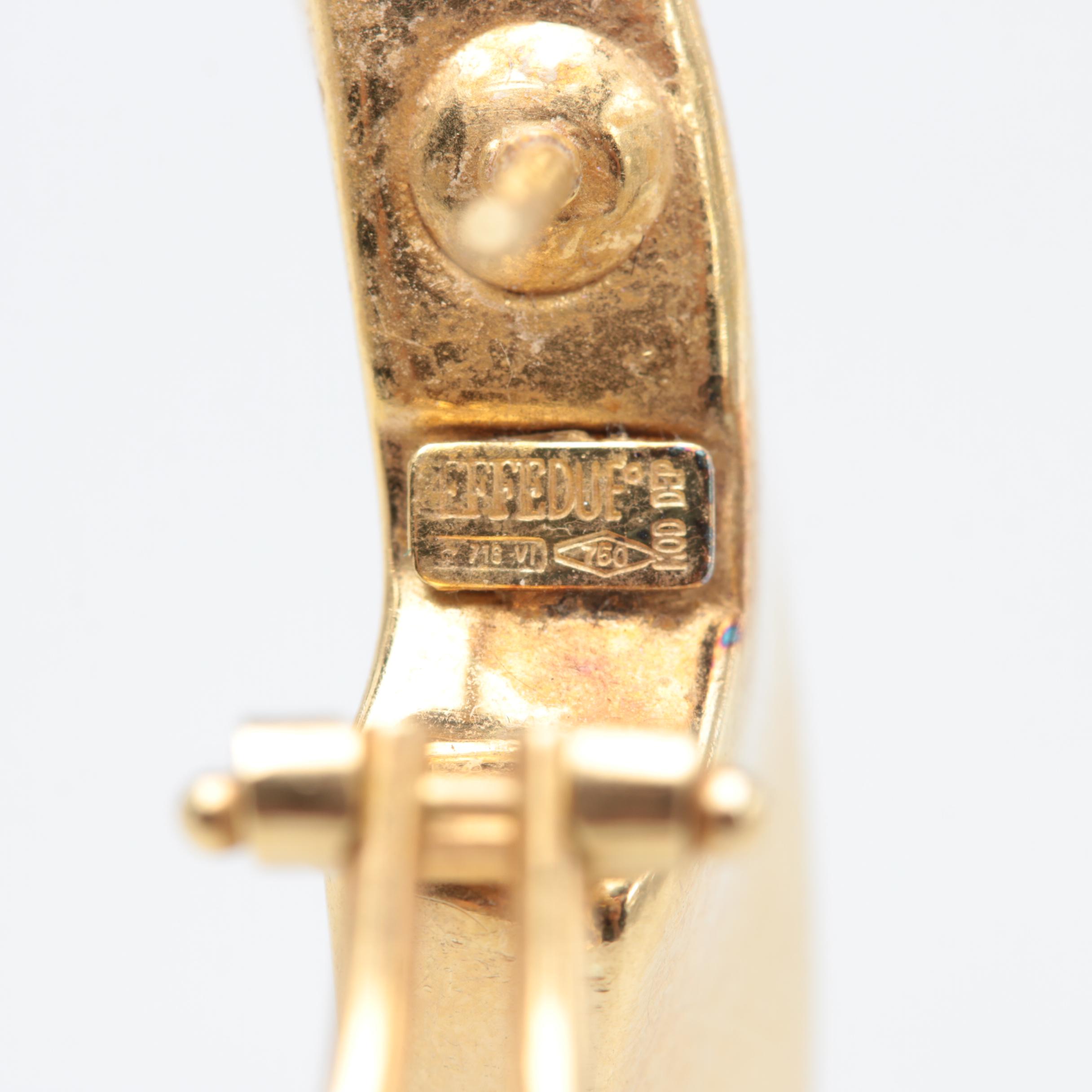 Effe Due 18K Yellow Gold Earrings