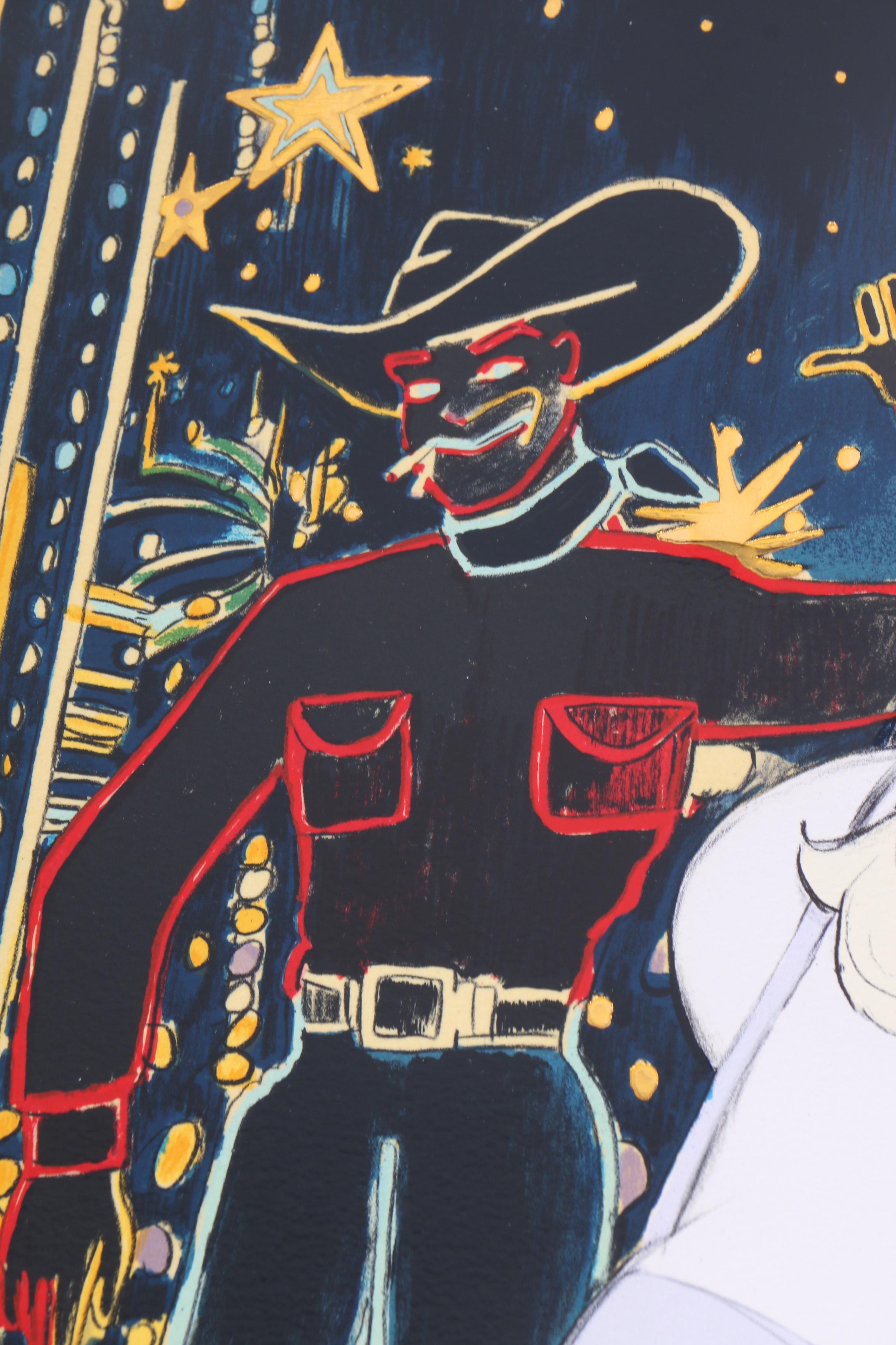 Roy Besser Serigraph "Las Vegas"