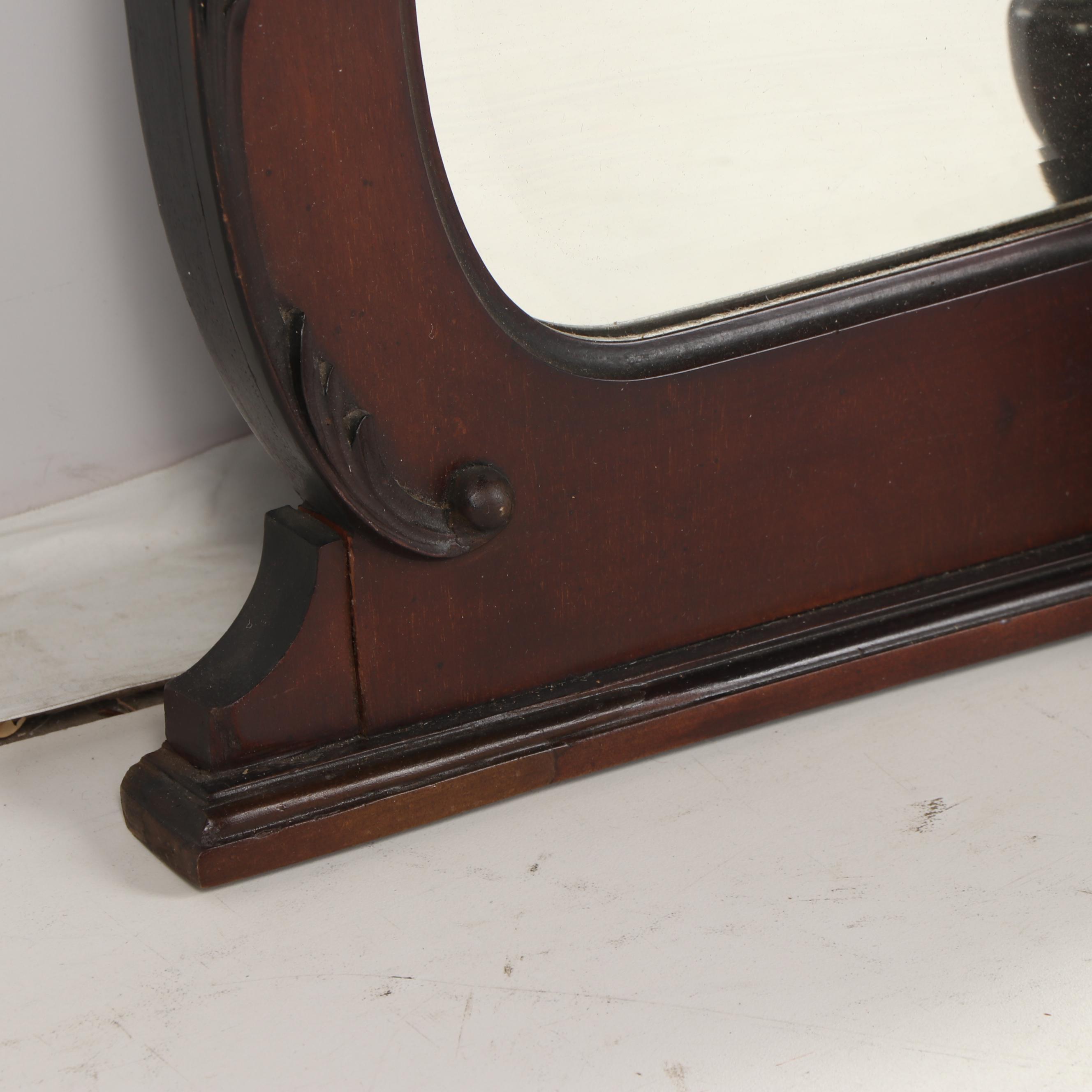 Mahogany Buffet with Mirrored Back, 19th/ 20th Century