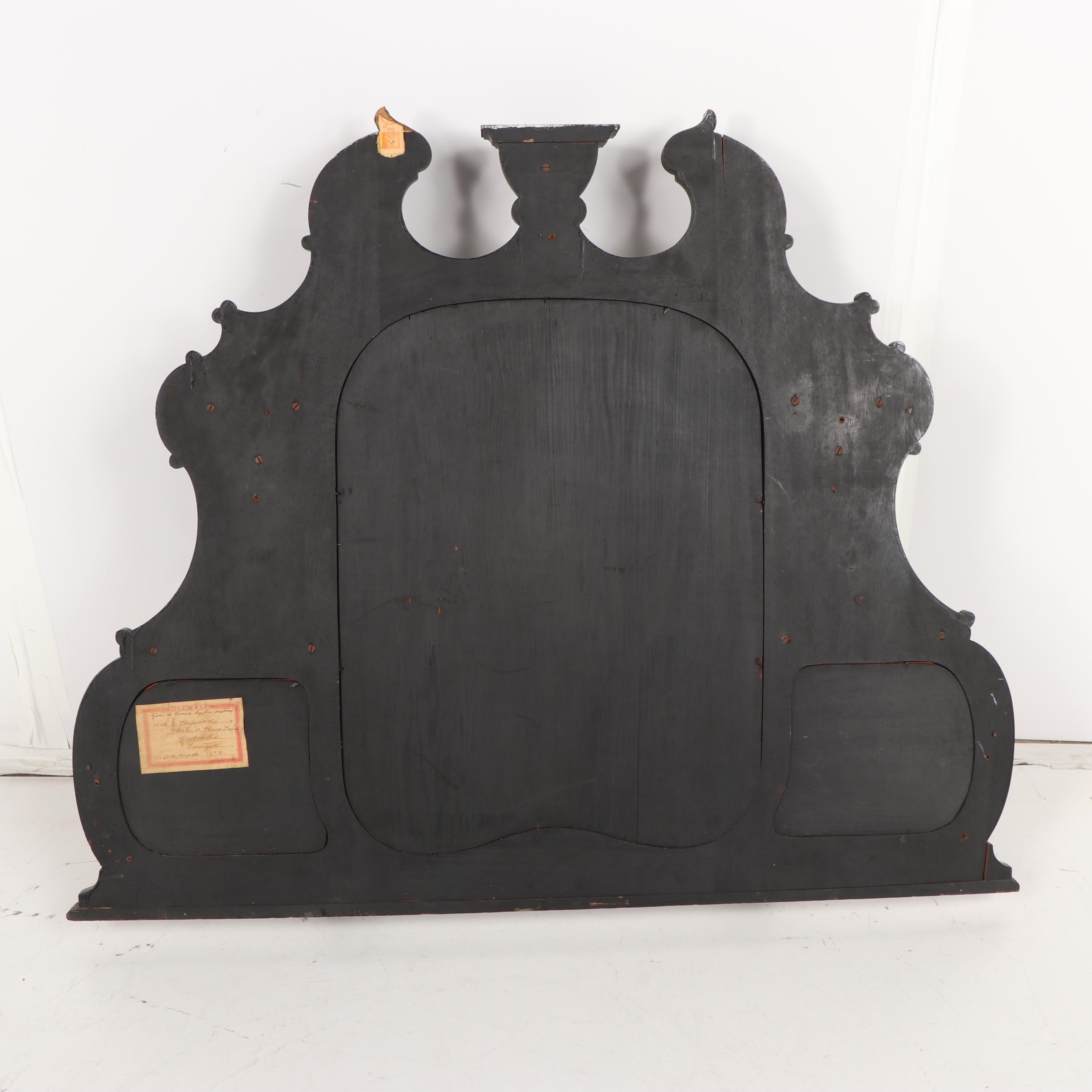 Mahogany Buffet with Mirrored Back, 19th/ 20th Century