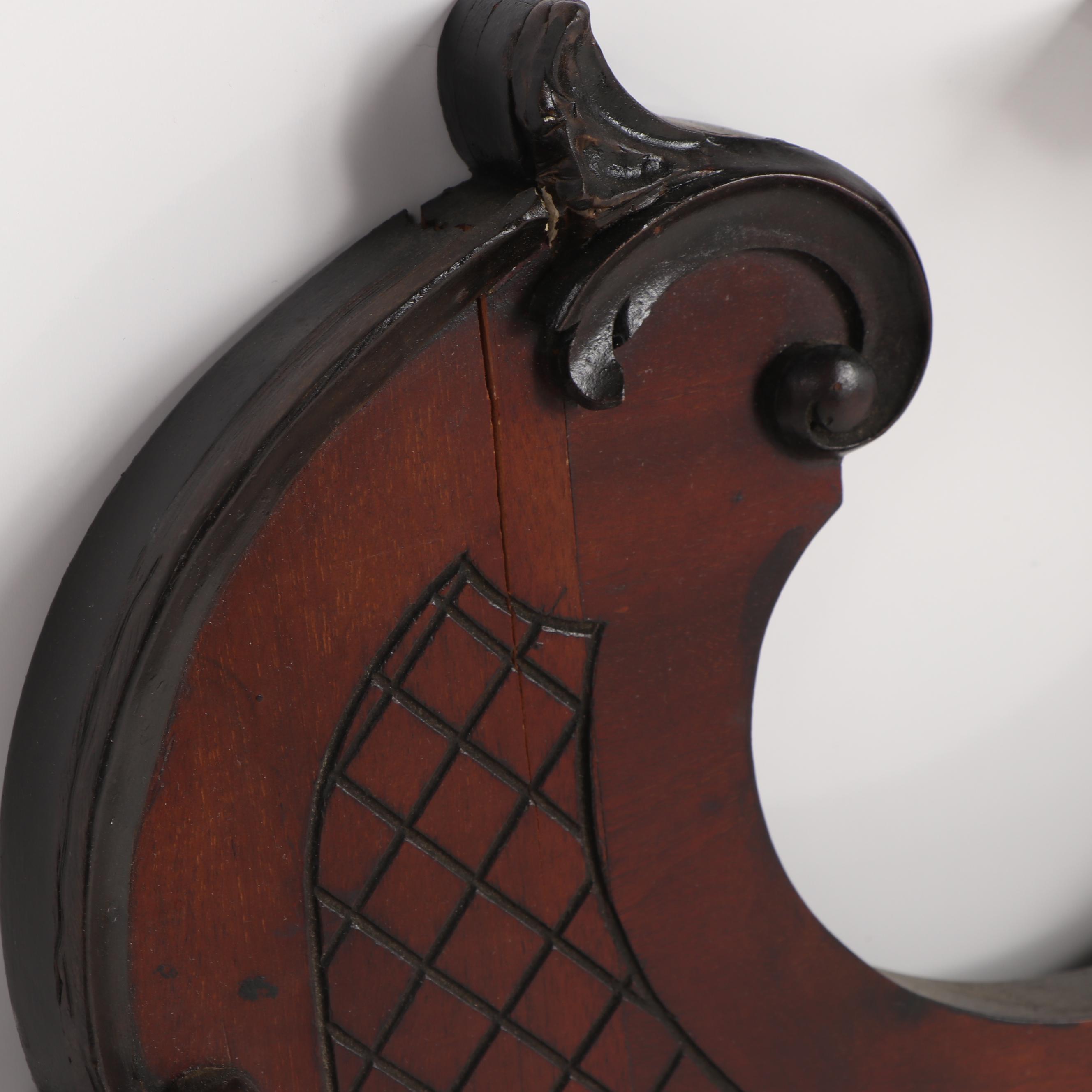 Mahogany Buffet with Mirrored Back, 19th/ 20th Century