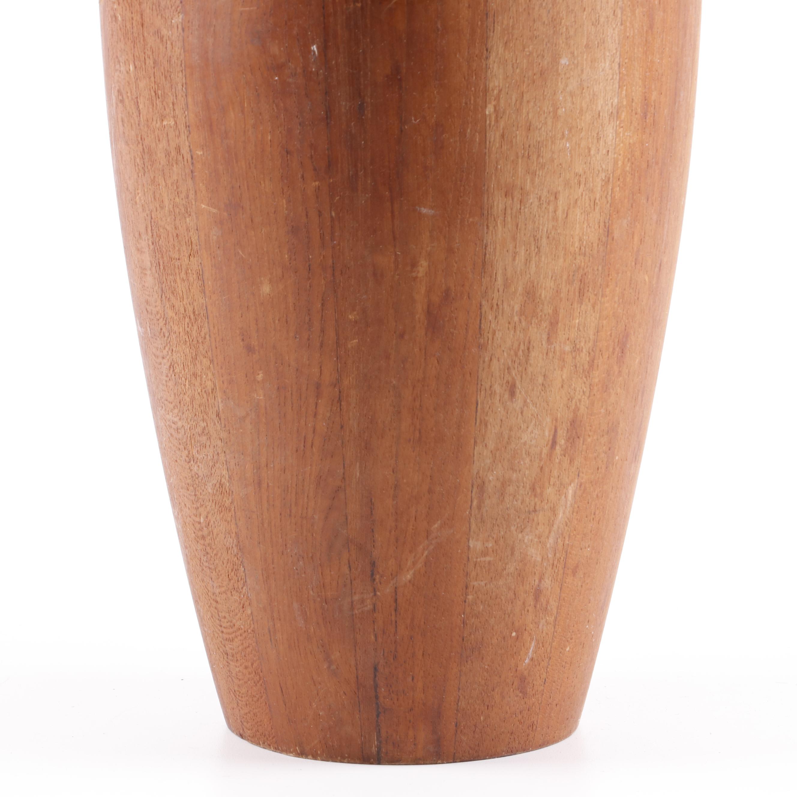 Danish Modern Style Dansk "Congo" Teak Ice Bucket by Jens Quistgaard