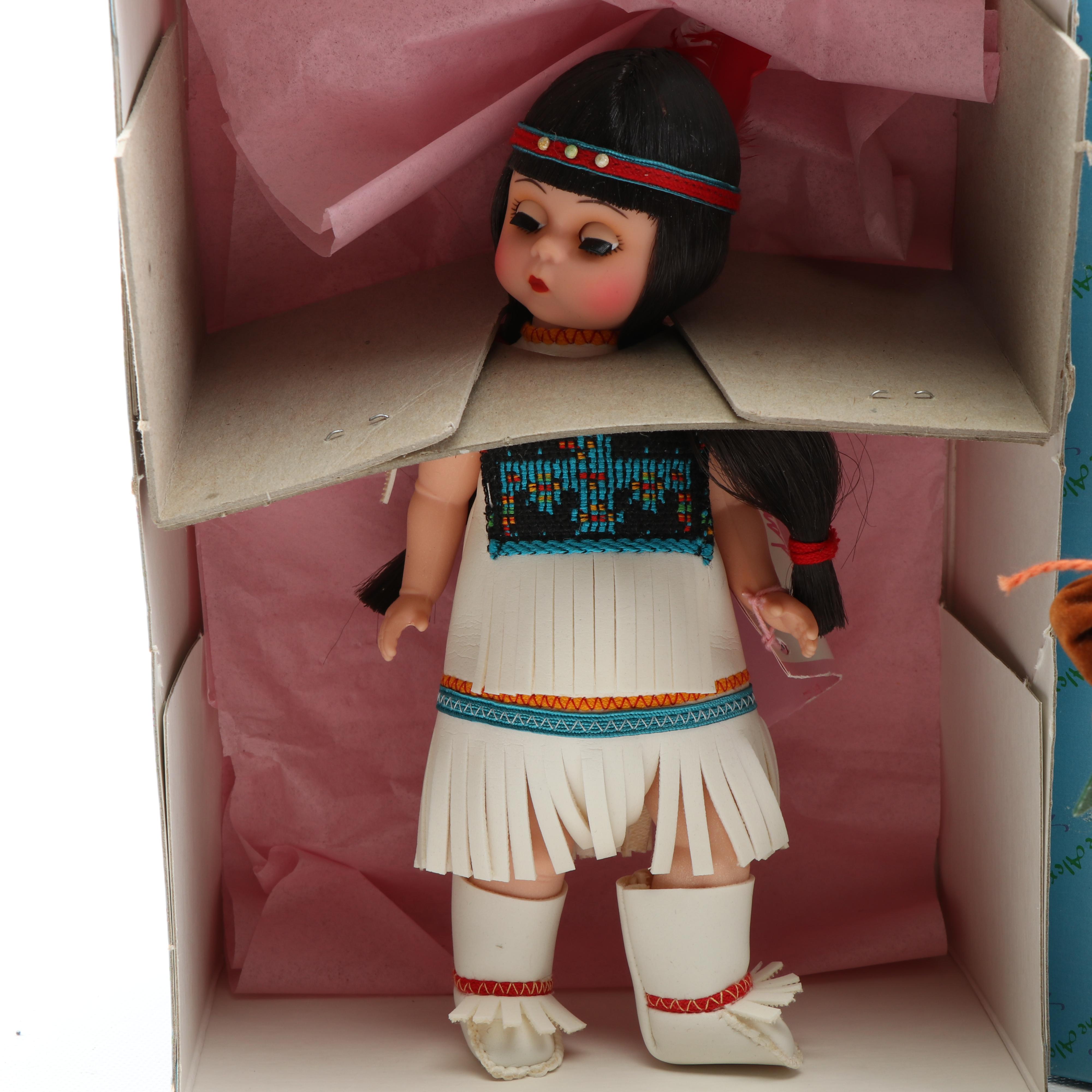 Madame Alexander Peter Pan and Tiger Lily Dolls