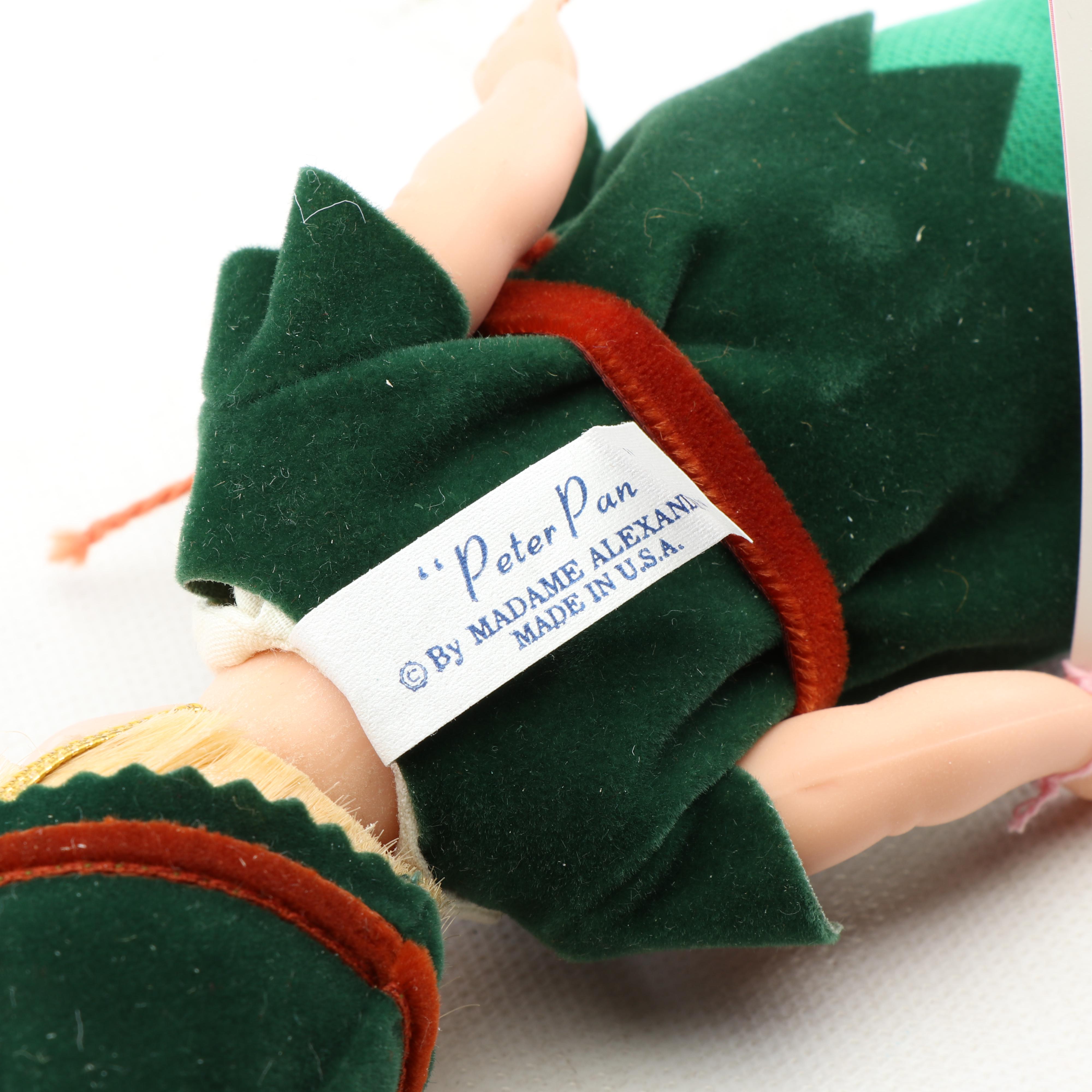 Madame Alexander Peter Pan and Tiger Lily Dolls