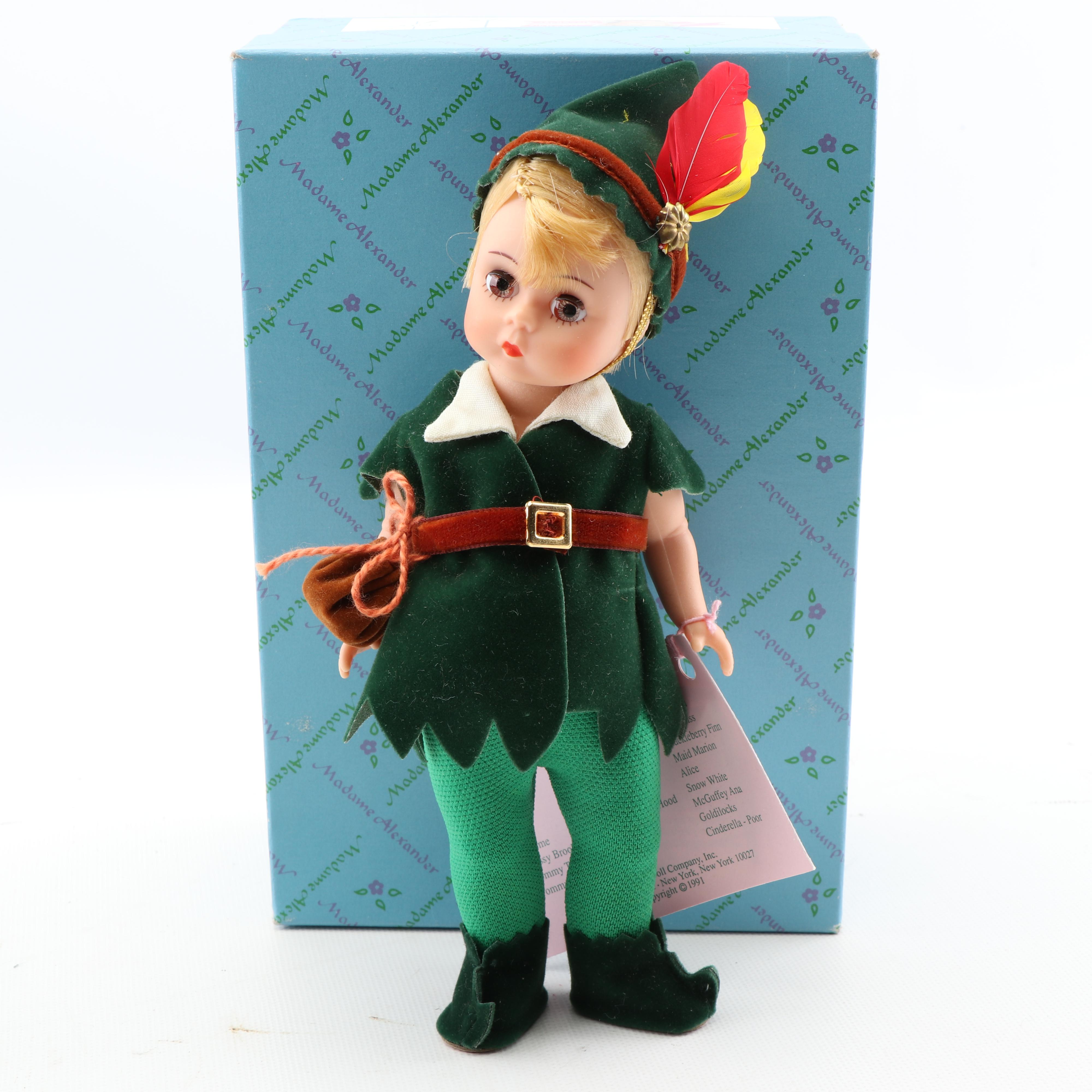Madame Alexander Peter Pan and Tiger Lily Dolls
