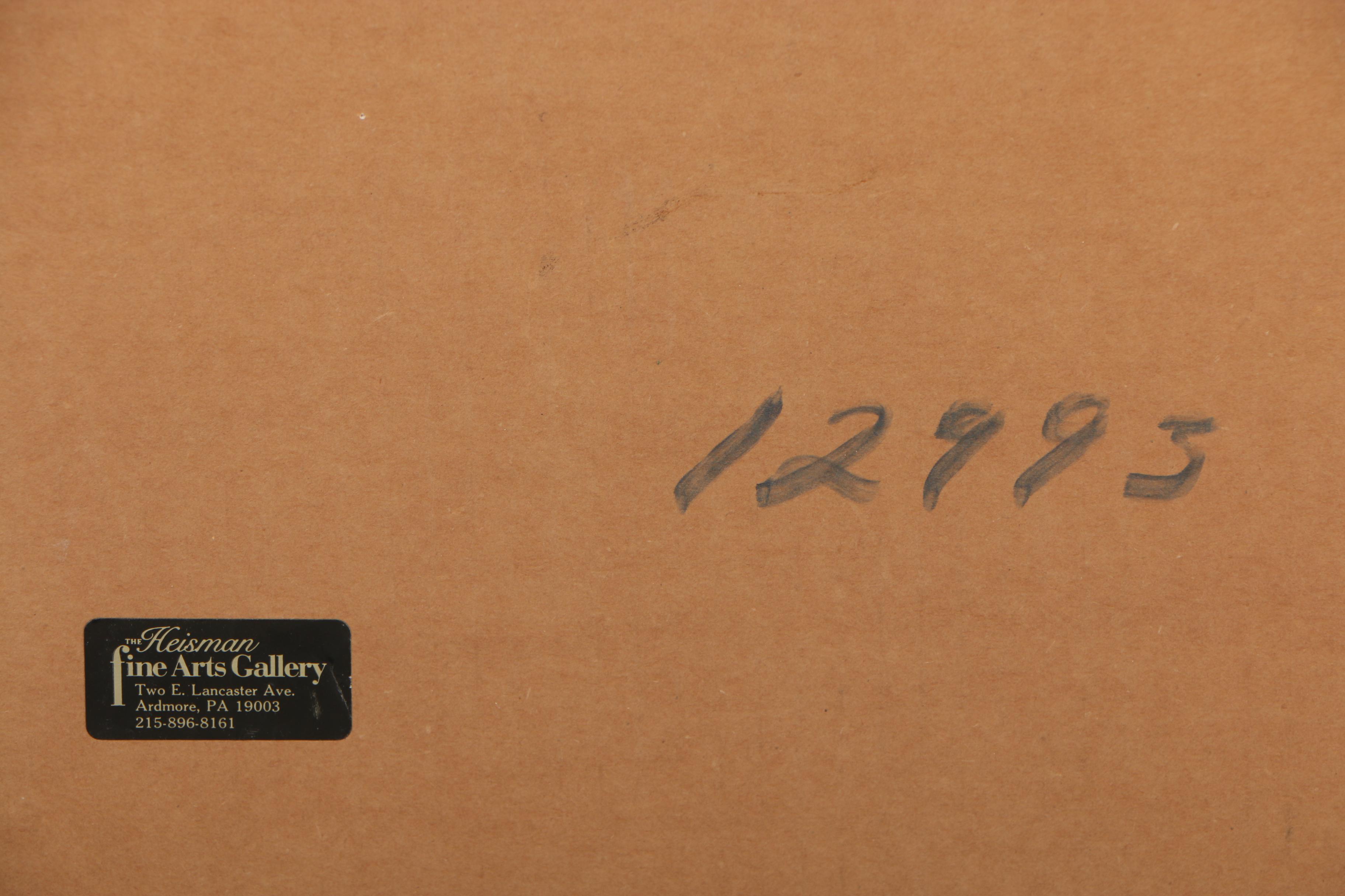 Armin Birkel Offset Lithograph "Studie fur Piano"