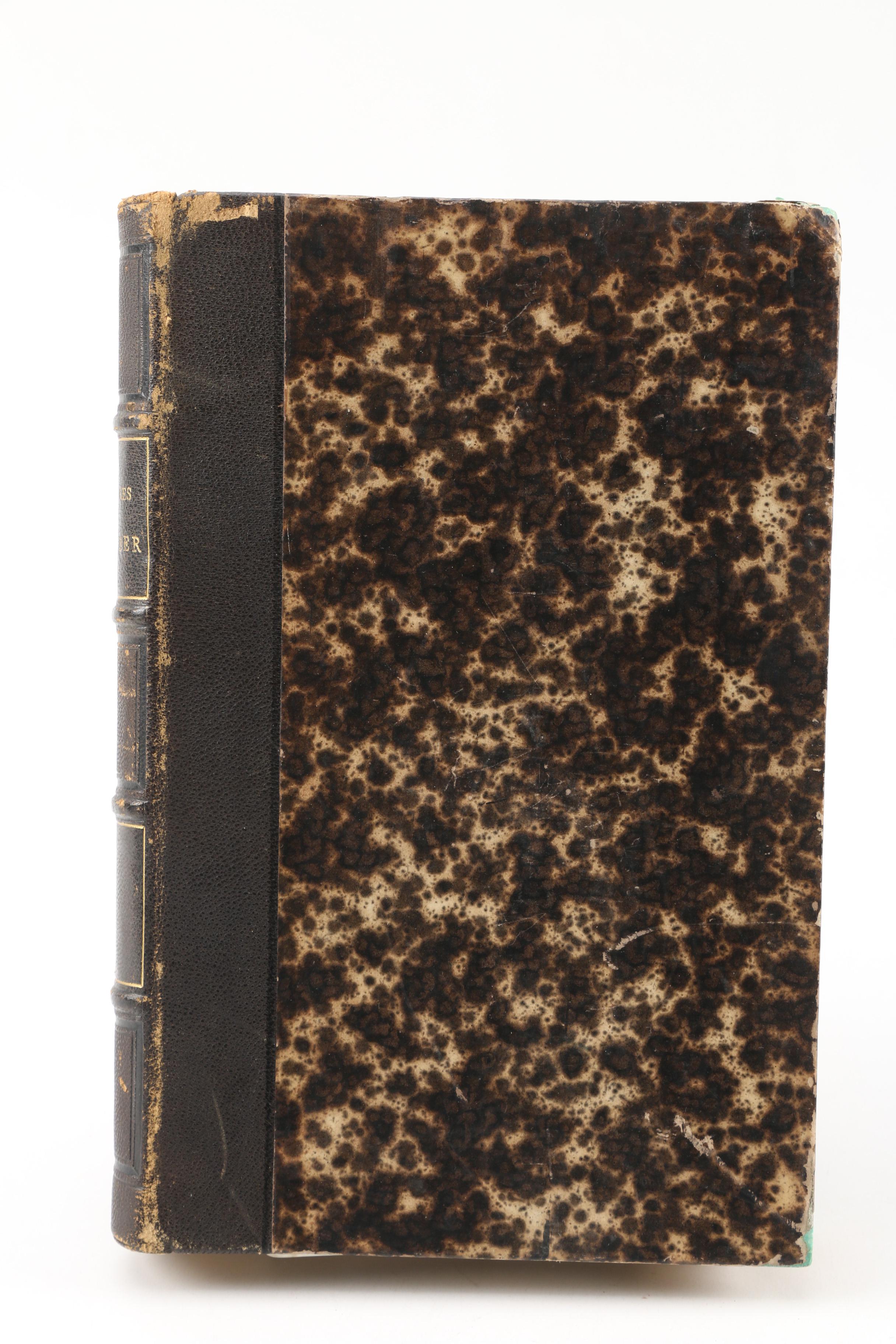 Two Volume "Mémoires de Baber" Ẓahīr-ud-Dīn Muhammad Bābur, 1871
