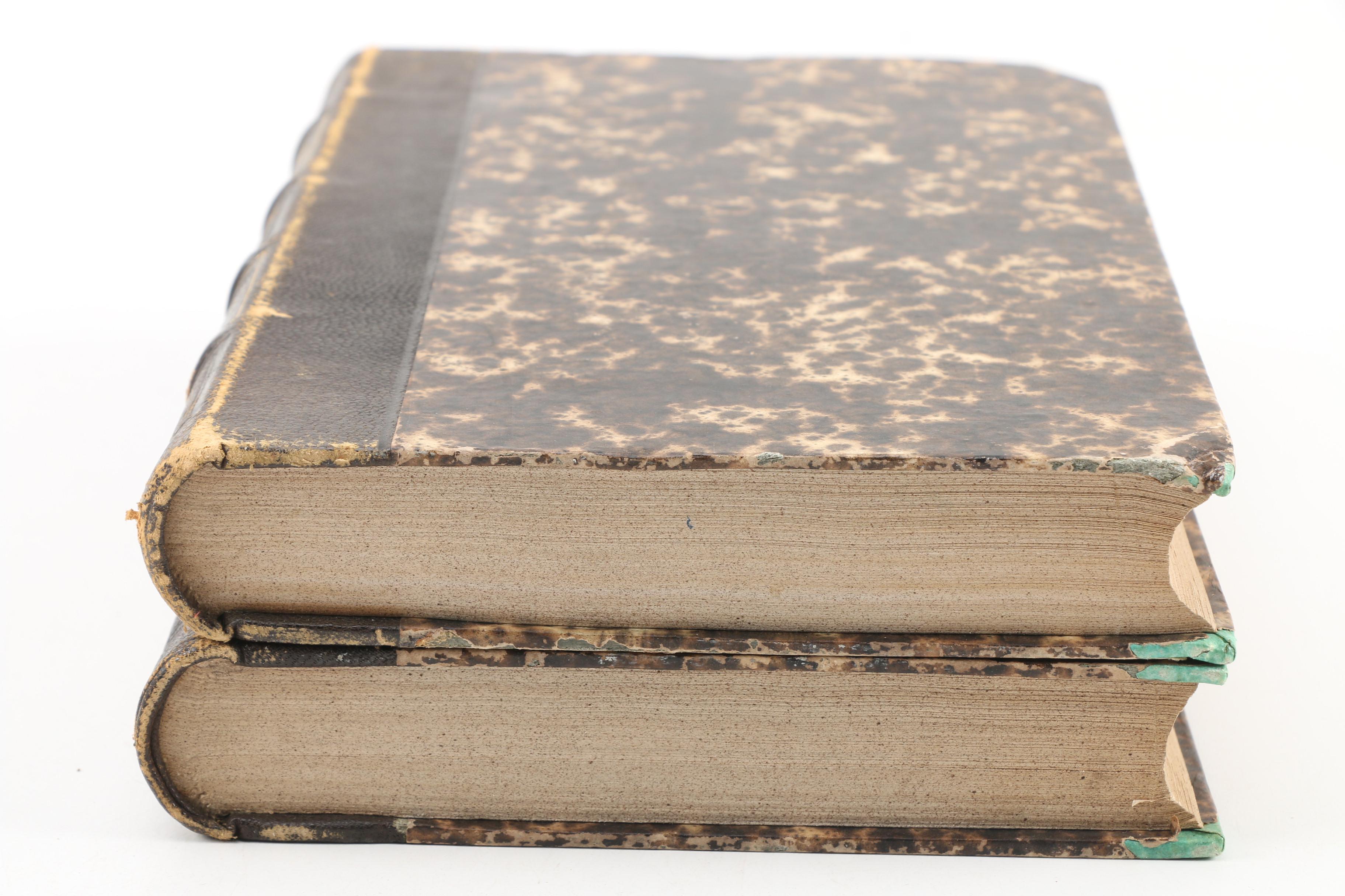 Two Volume "Mémoires de Baber" Ẓahīr-ud-Dīn Muhammad Bābur, 1871