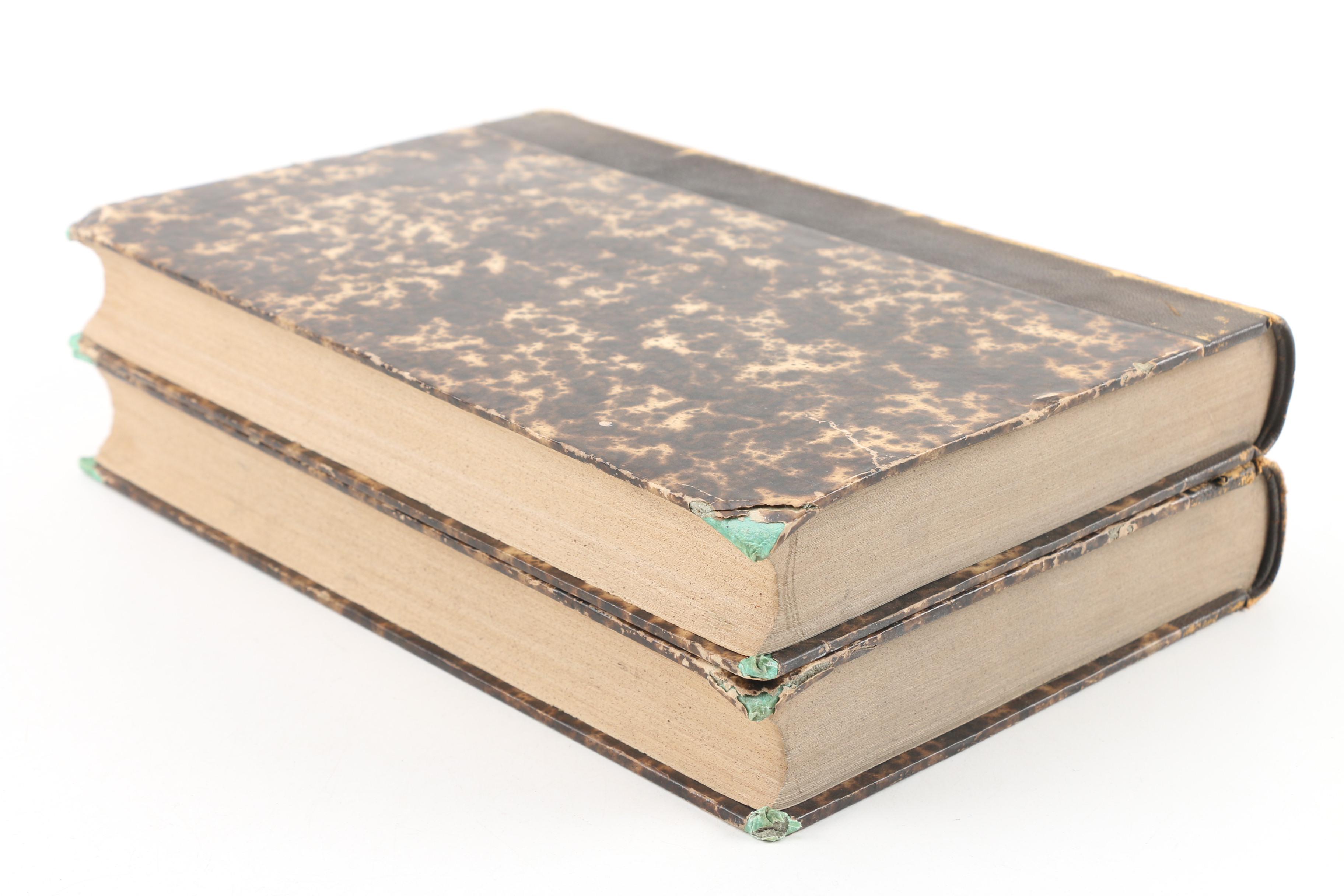 Two Volume "Mémoires de Baber" Ẓahīr-ud-Dīn Muhammad Bābur, 1871