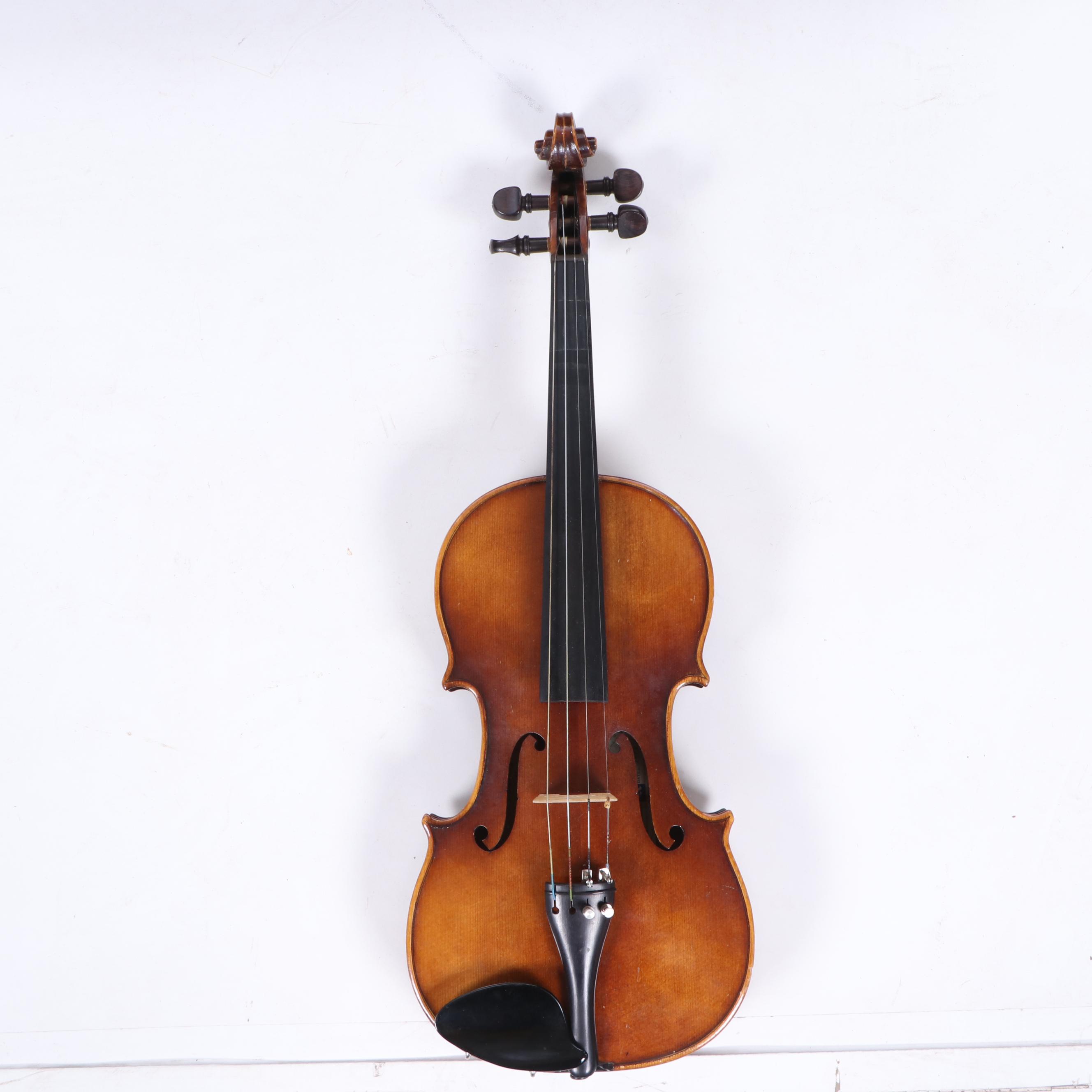 German E.R. Pfretzschner Mittenwald OBB Stradivarius Copy Violin, 1970s