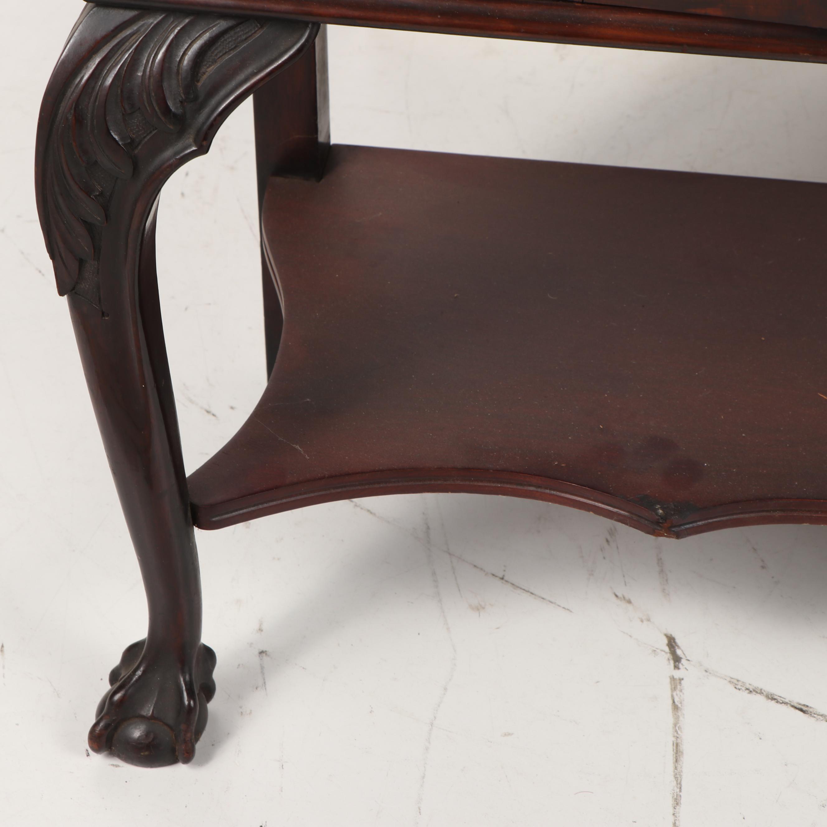 Mahogany Buffet with Mirrored Back, 19th/ 20th Century