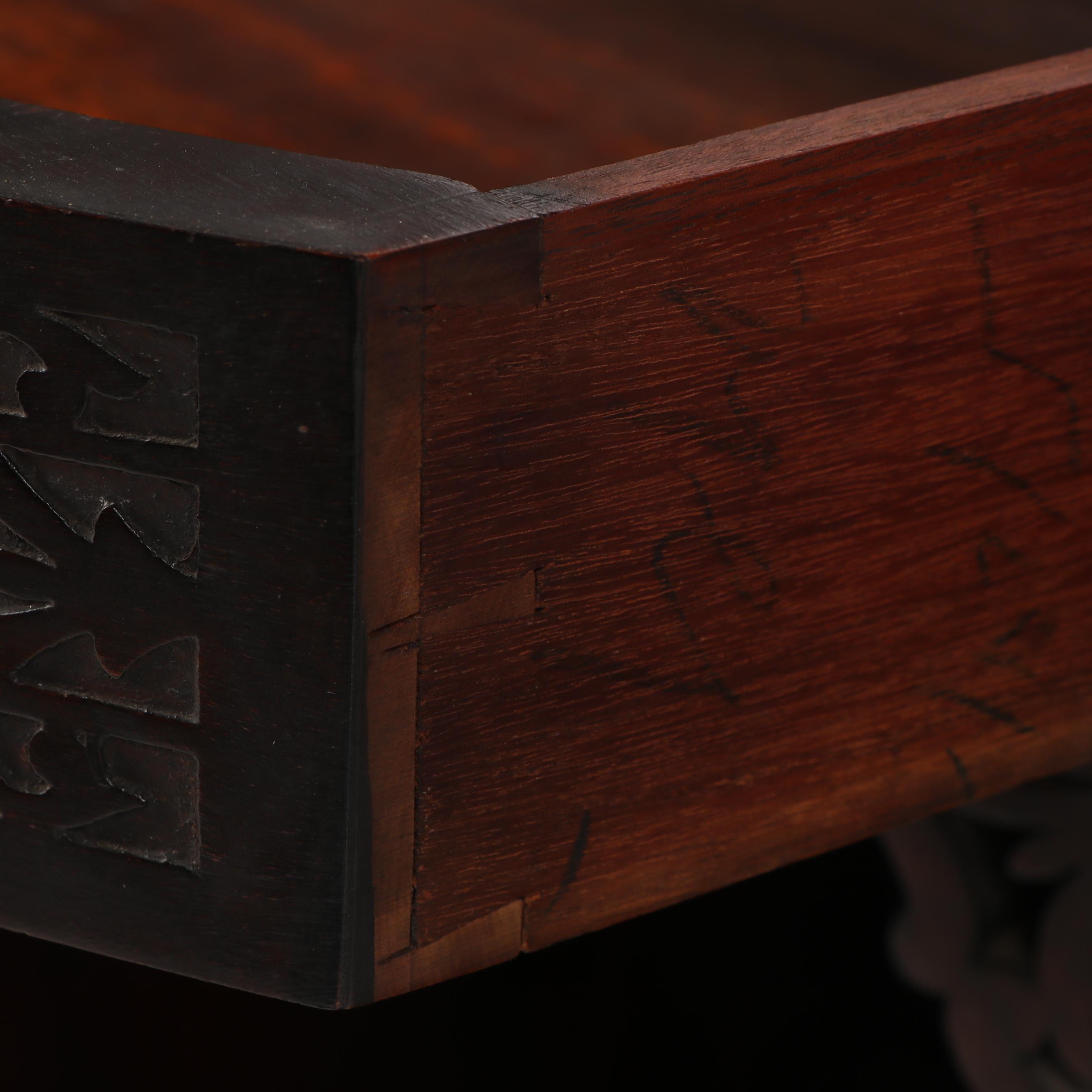 Mahogany Buffet with Mirrored Back, 19th/ 20th Century