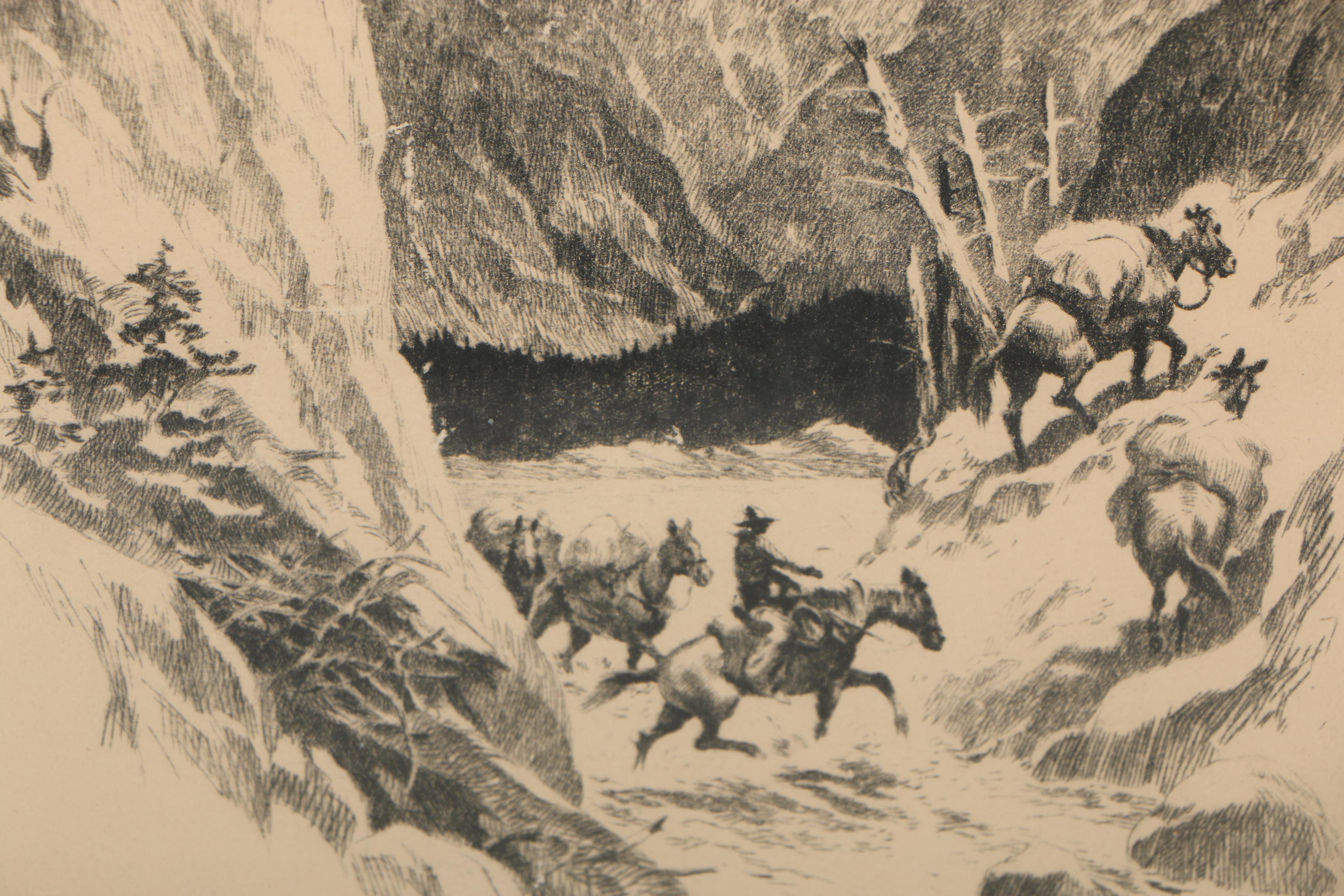 Reinhold H. Palenske Rotogravure "Moving Up"