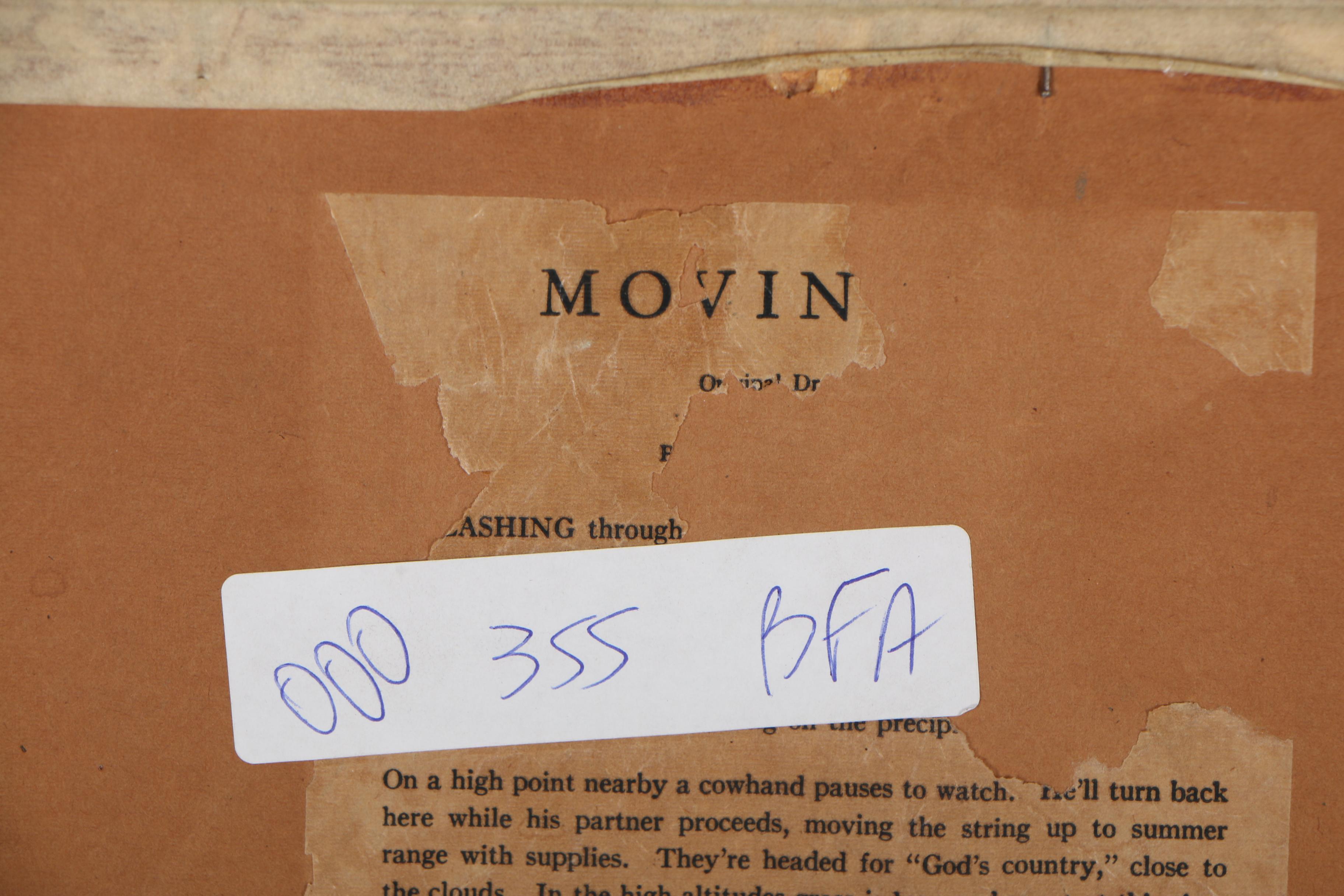 Reinhold H. Palenske Rotogravure "Moving Up"