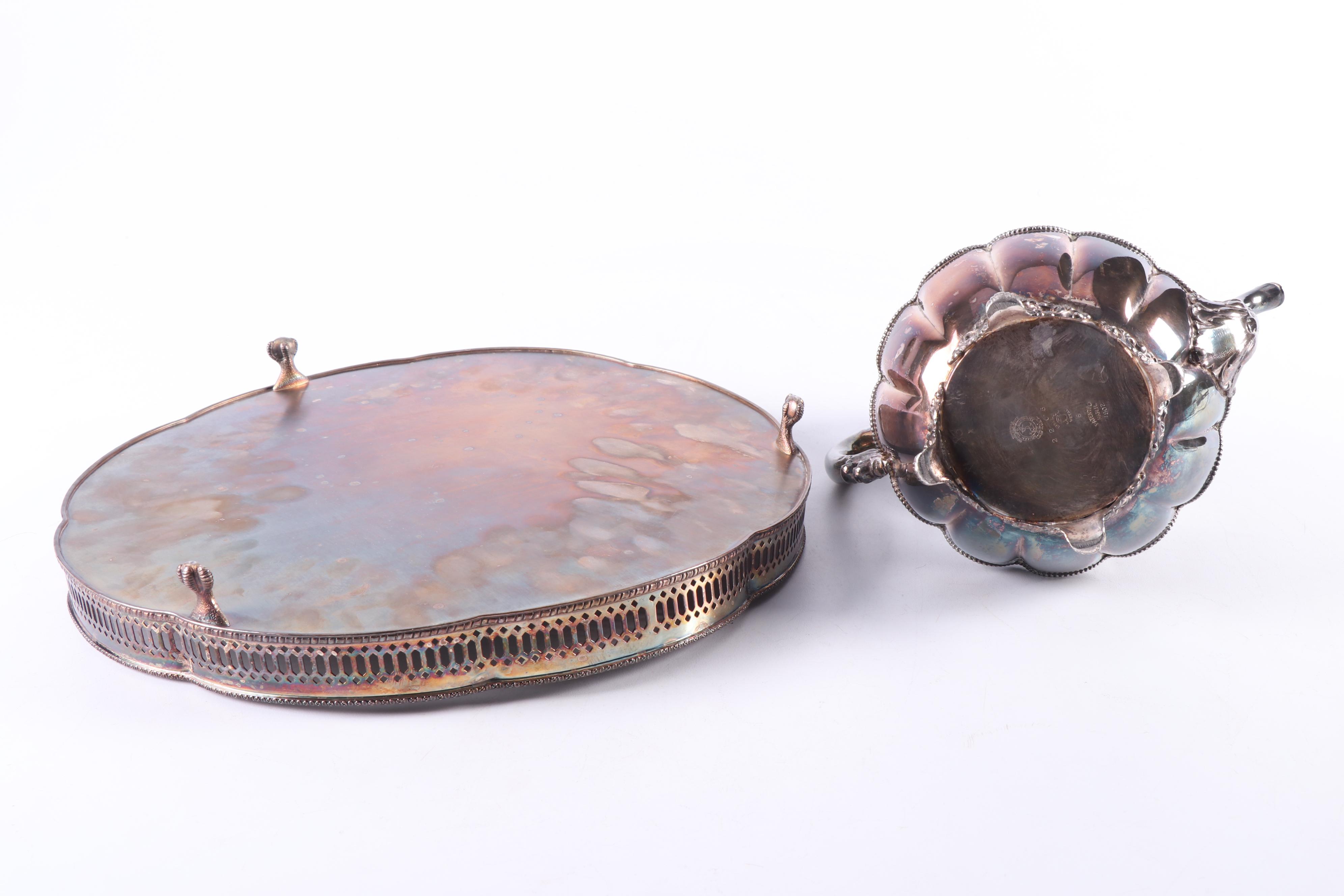 Homan Mfg. Co. Silver Plate Coffee Service Set, Early 20th Century