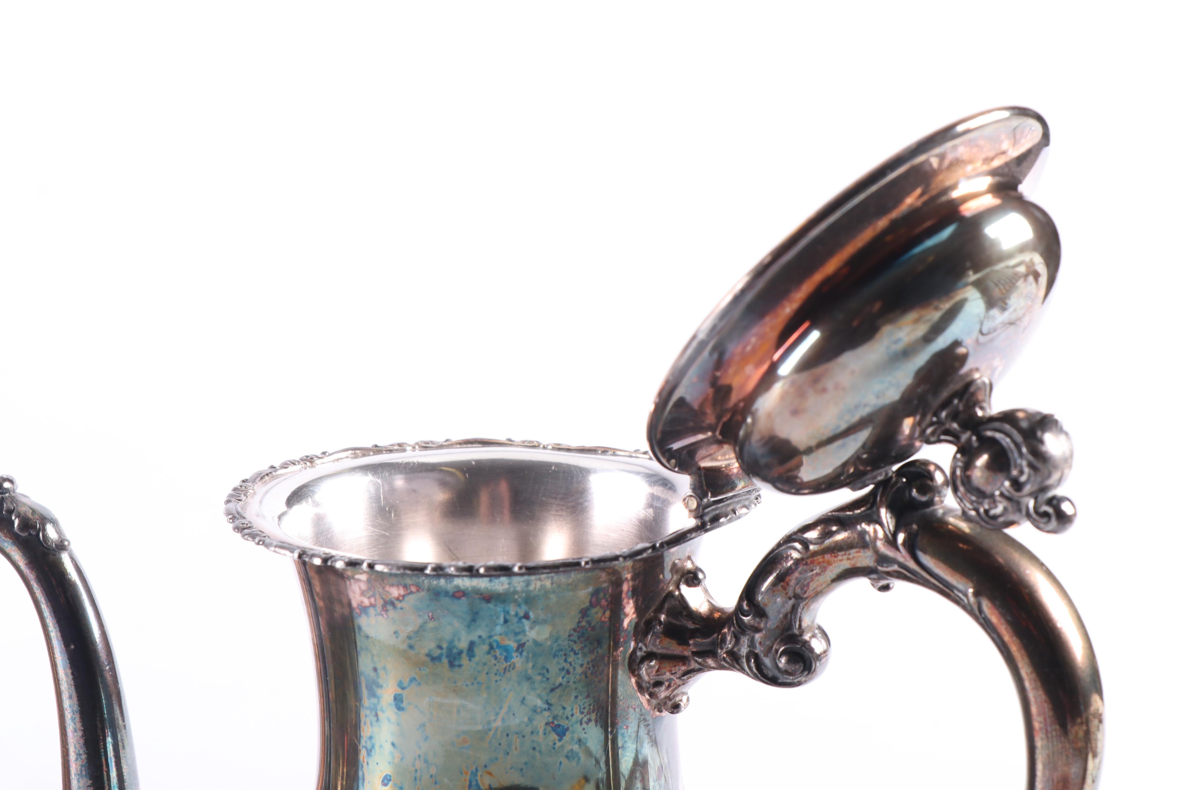 Homan Mfg. Co. Silver Plate Coffee Service Set, Early 20th Century