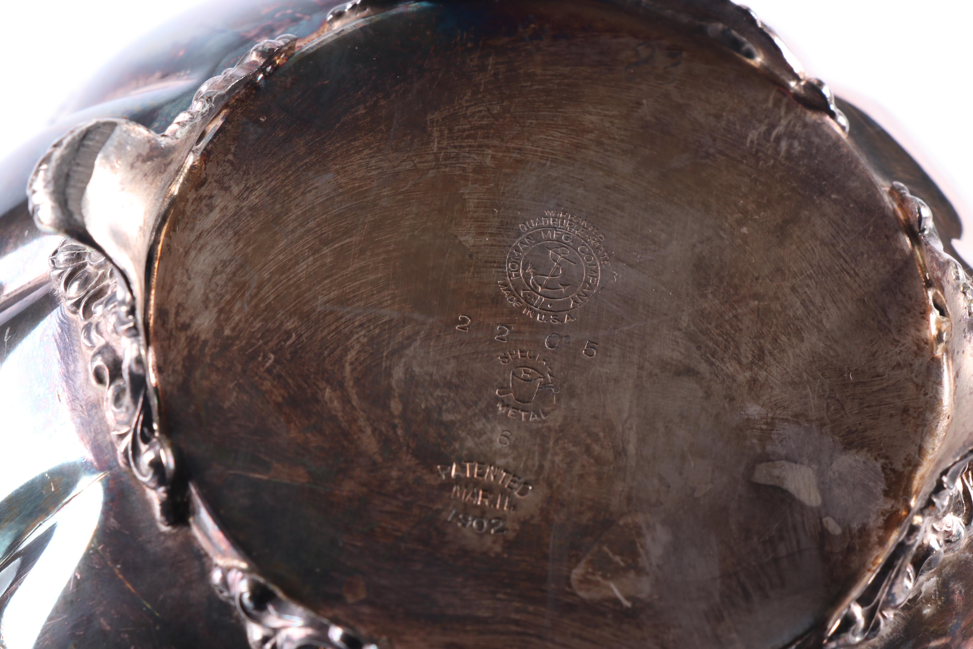 Homan Mfg. Co. Silver Plate Coffee Service Set, Early 20th Century