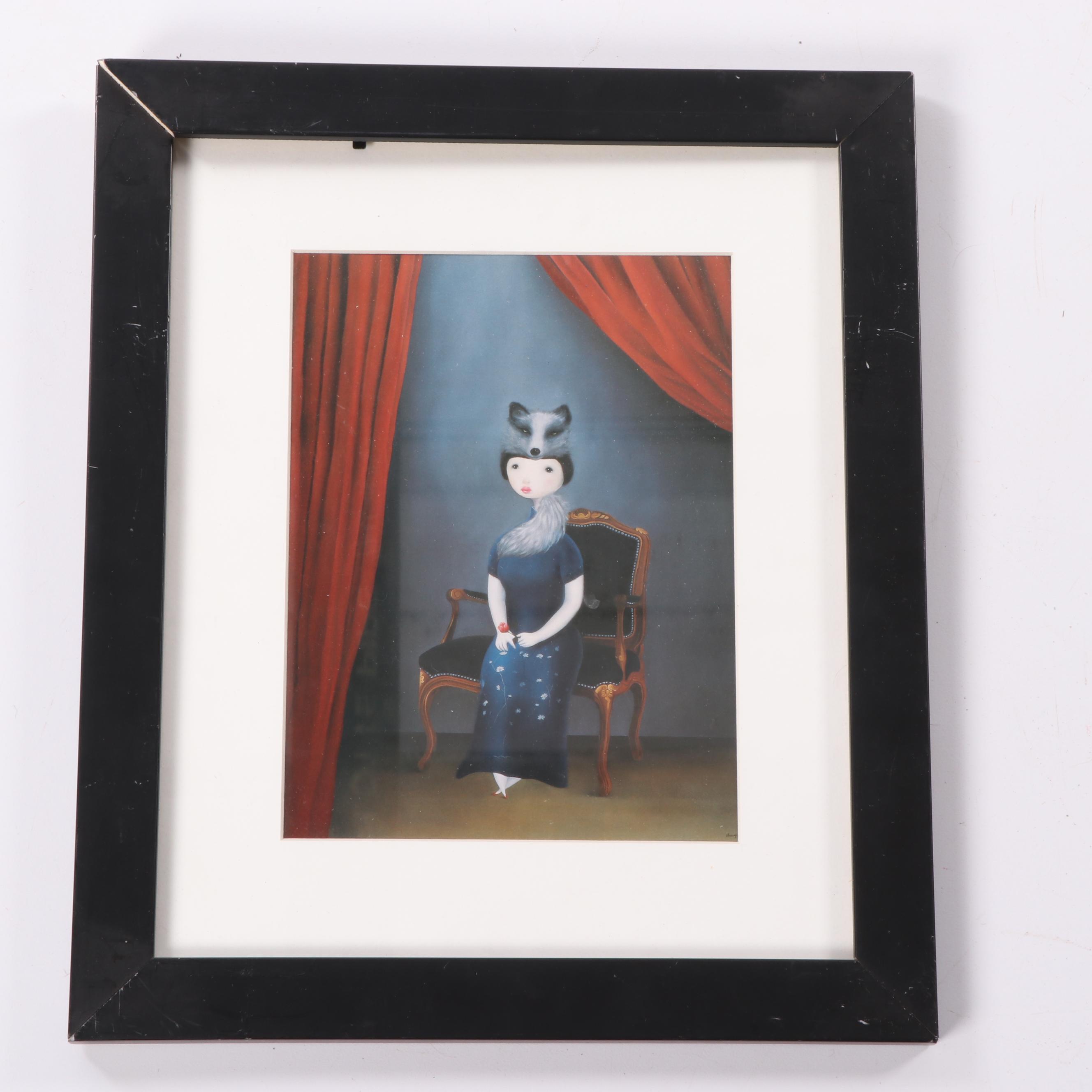 Giclée of Surreal Anthropomorphic Figures