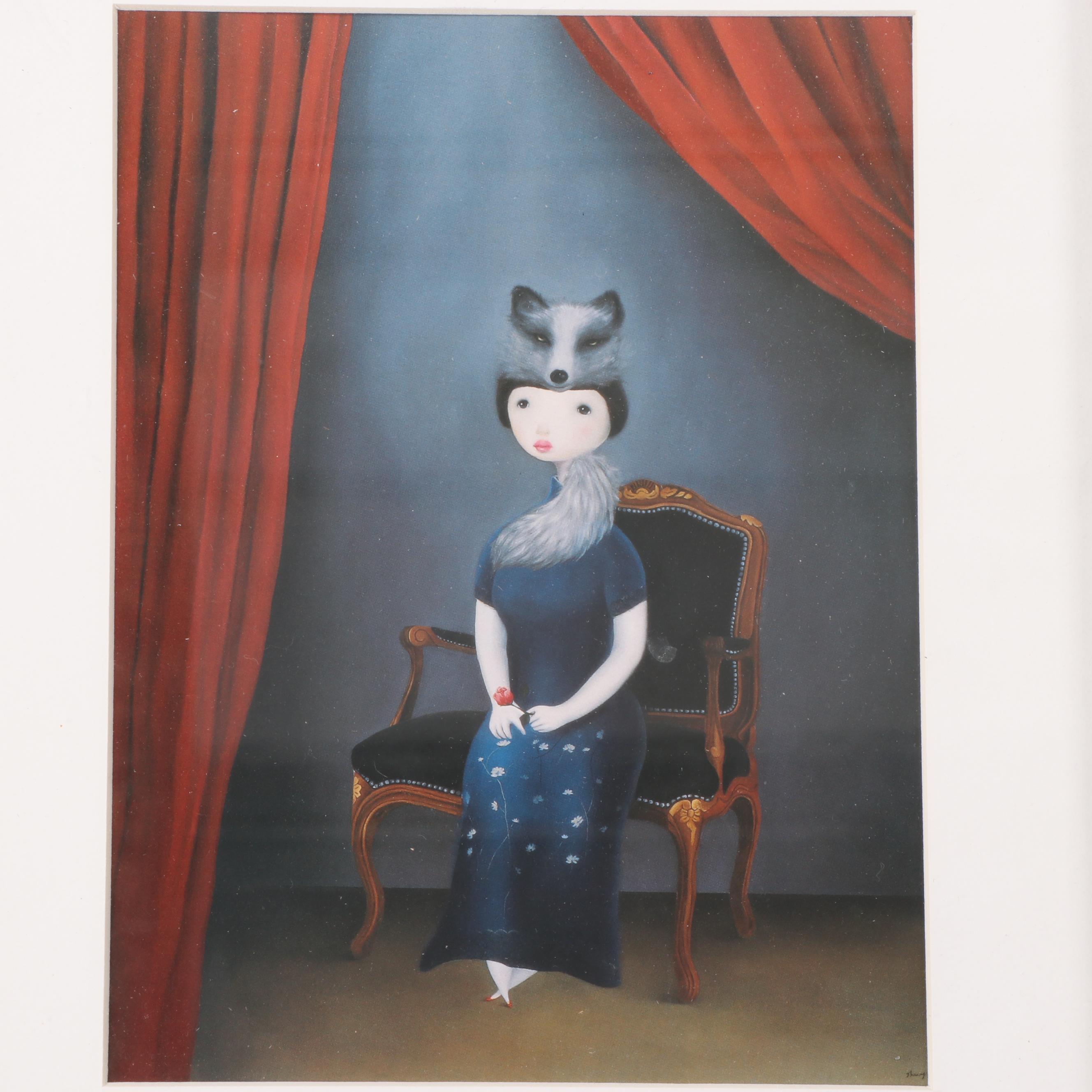 Giclée of Surreal Anthropomorphic Figures