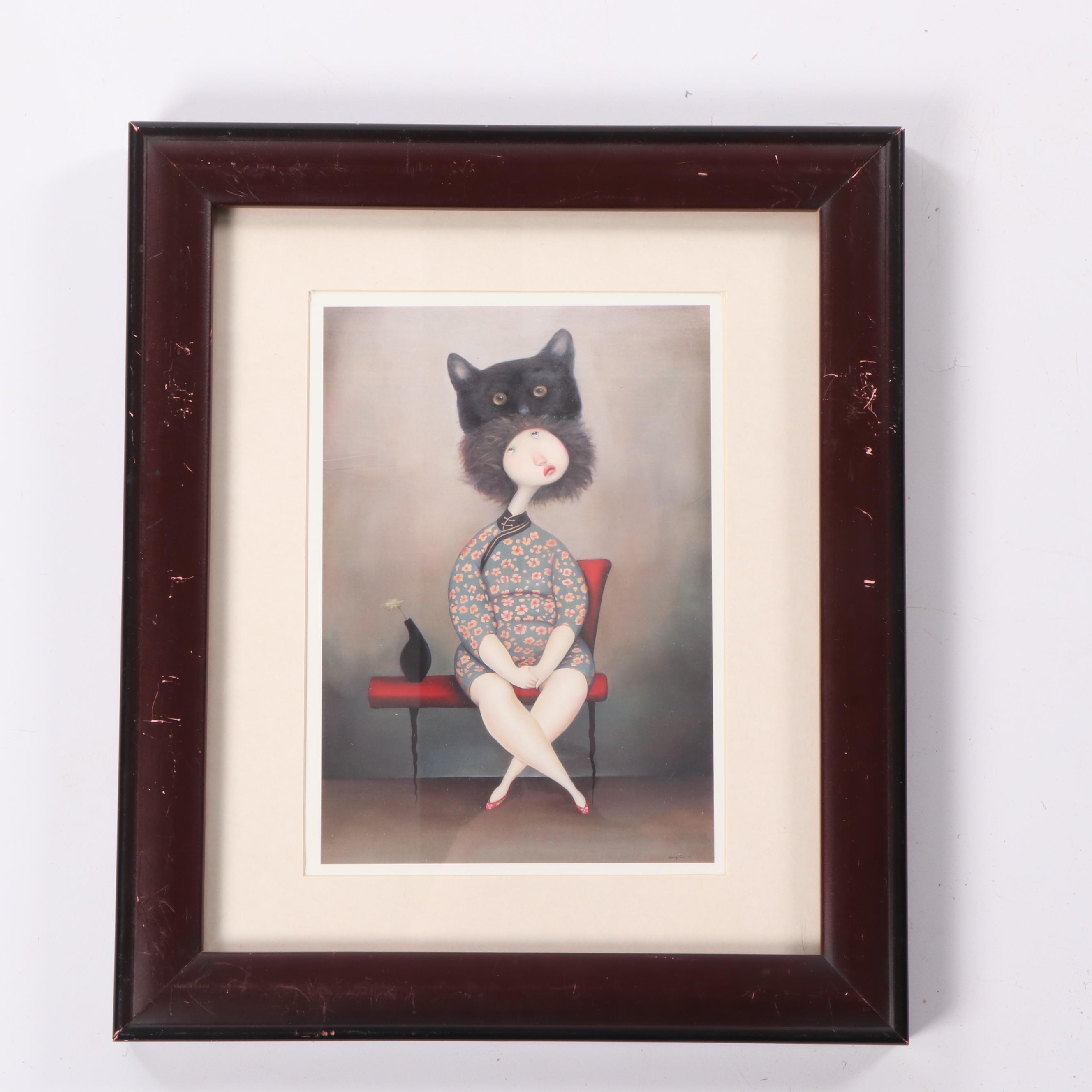 Giclée of Surreal Anthropomorphic Figures