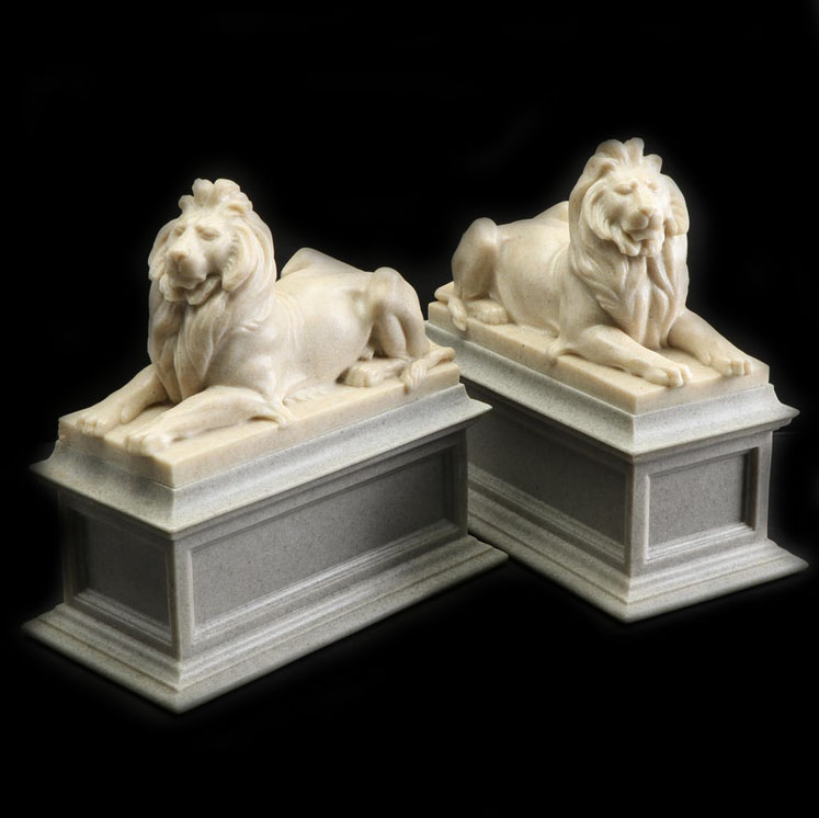 New York Public Library Lion Bookends