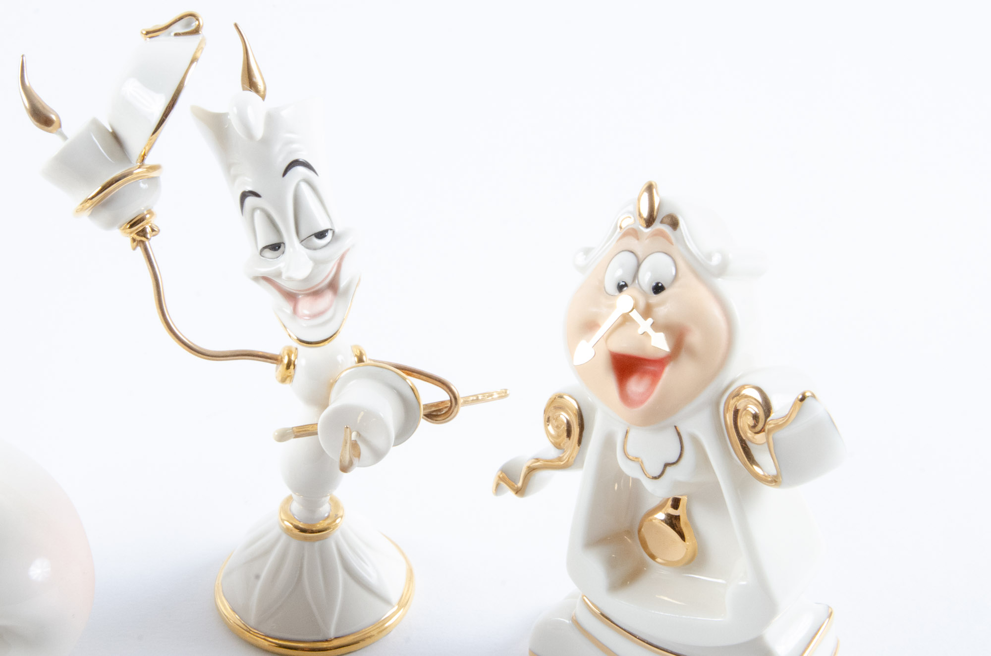 Disney "Beauty and the Beast" Porcelain Figurines by Lenox