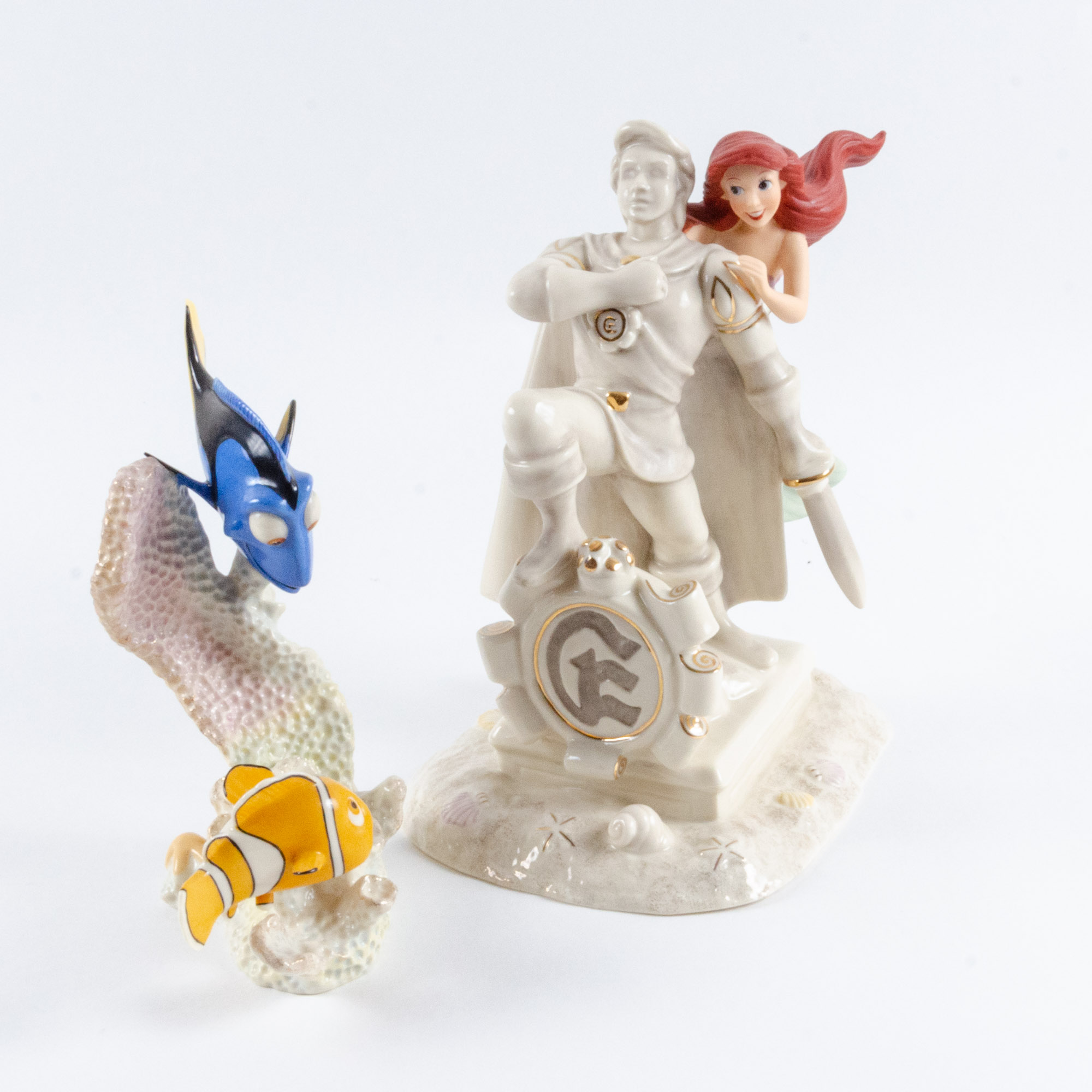 Disney "Ariel's Dream" and "Nemo's Unforgettable Adventure" Figurines by Lenox