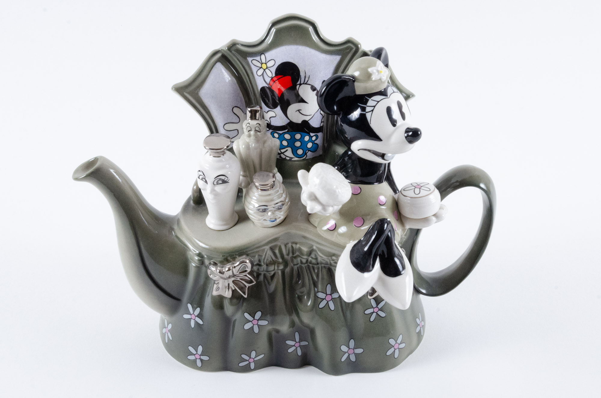 Disney "Showcase Collection" Porcelain Figurines and Teapot by Lenox