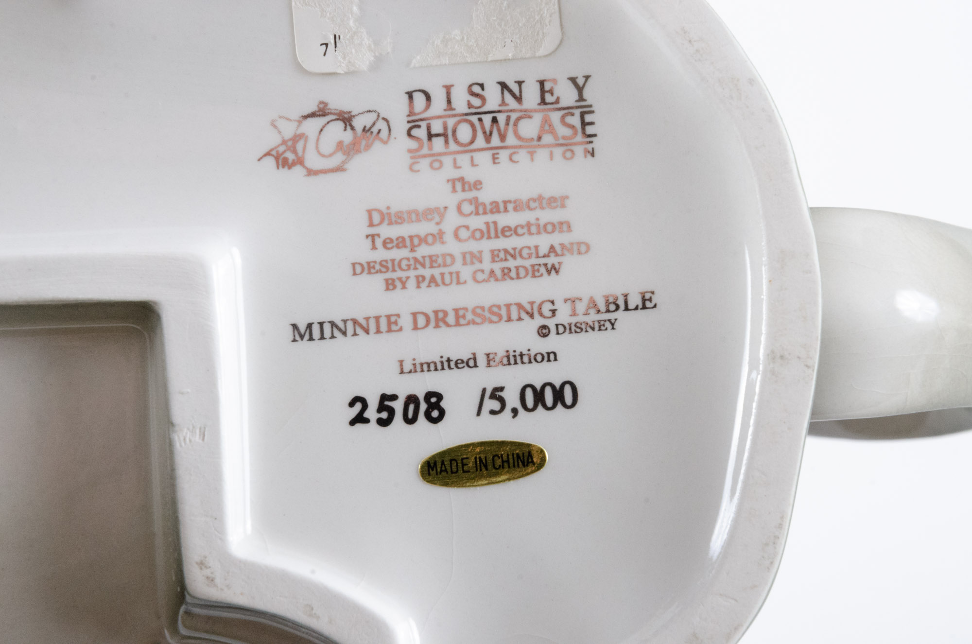 Disney "Showcase Collection" Porcelain Figurines and Teapot by Lenox