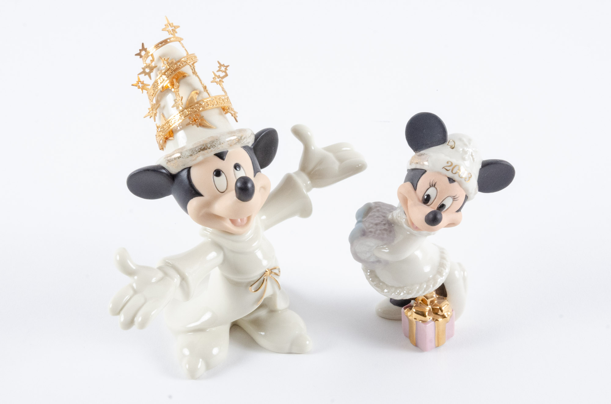 Disney "Showcase Collection" Porcelain Figurines and Teapot by Lenox