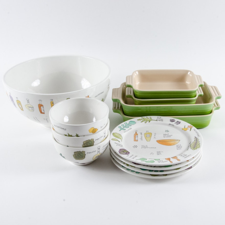 Le Creuset Bakeware and Signature Housewares Salad Serving Set