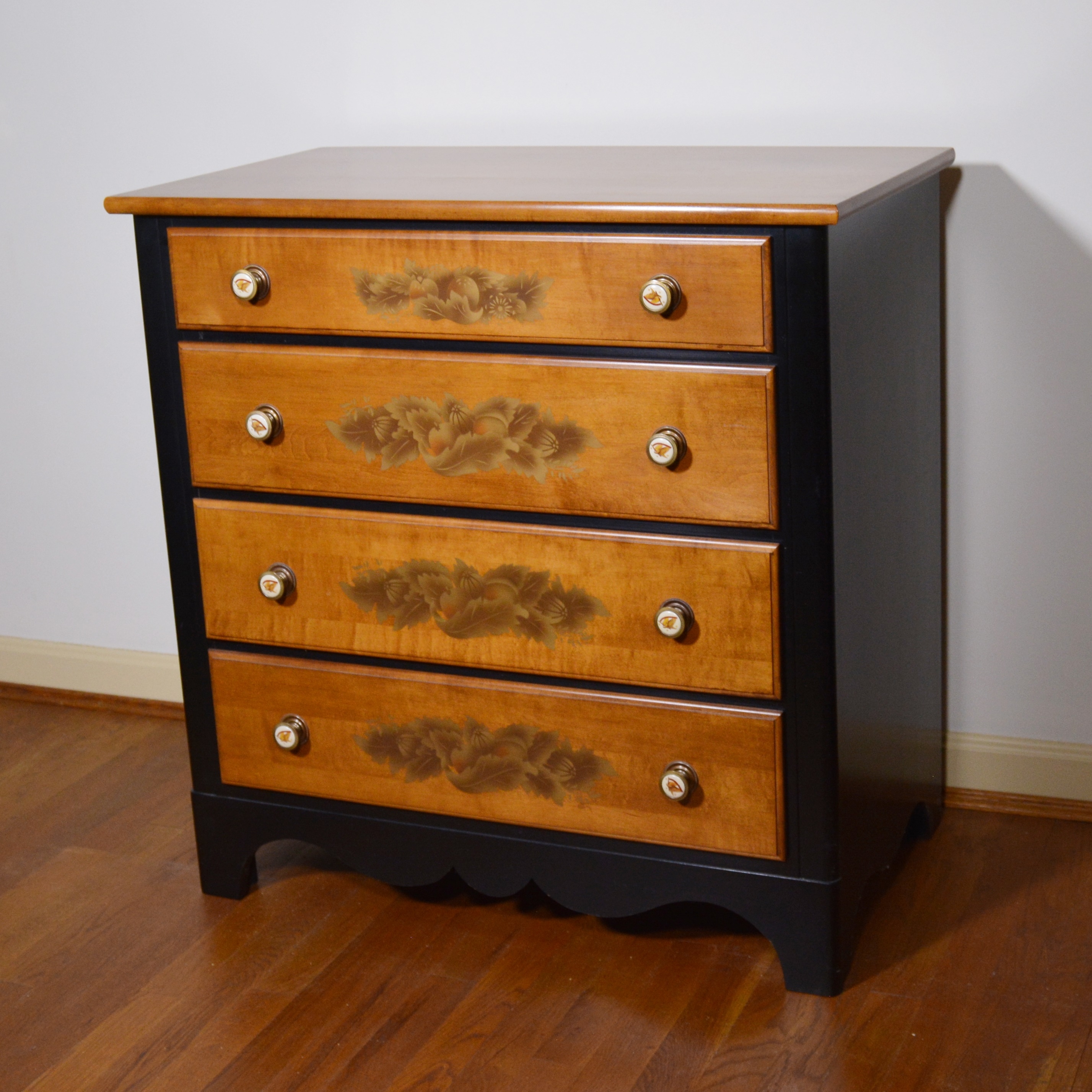 Hitchcock "Avon" Four Drawer Stenciled Chest